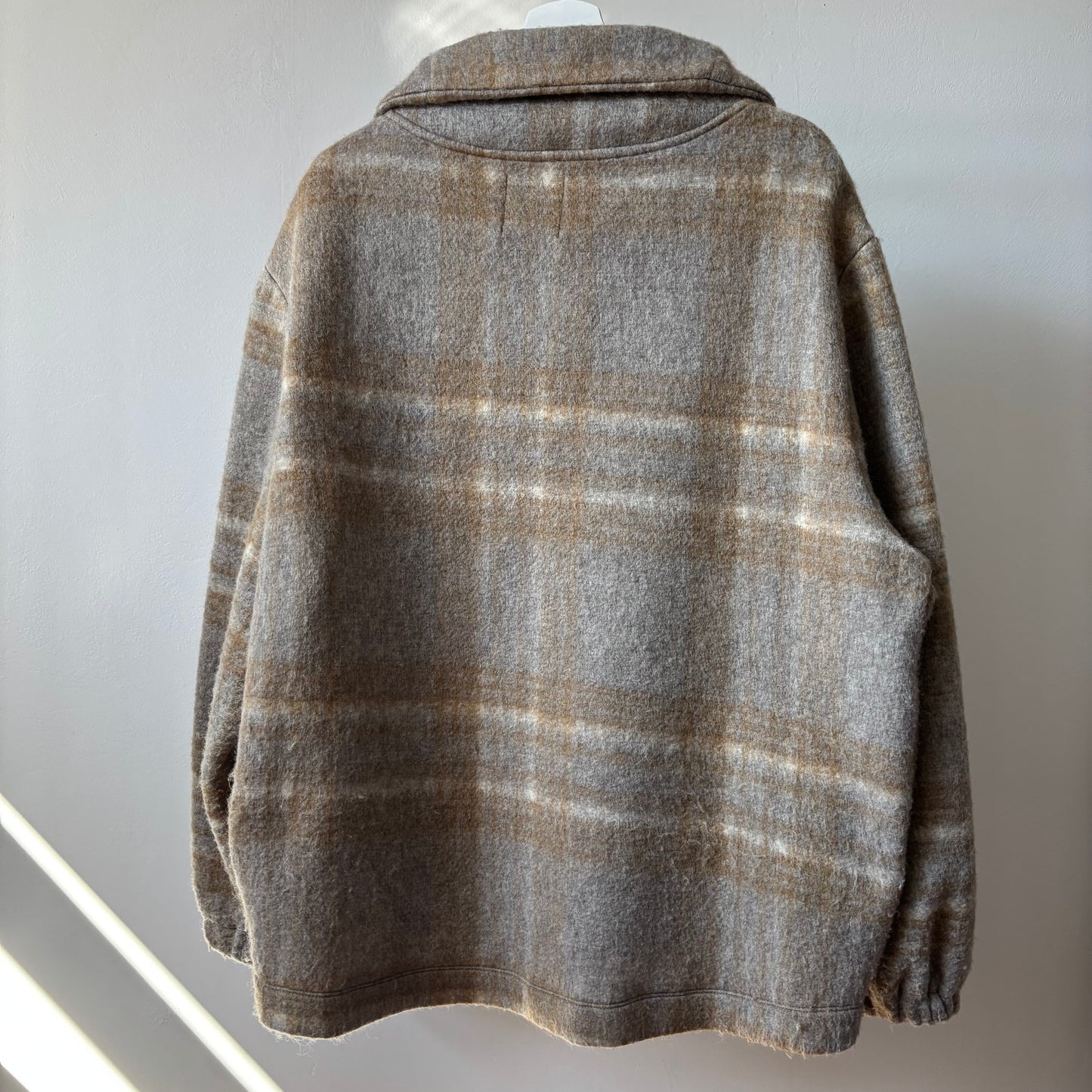 Zara Plaid Half Zip Jacket