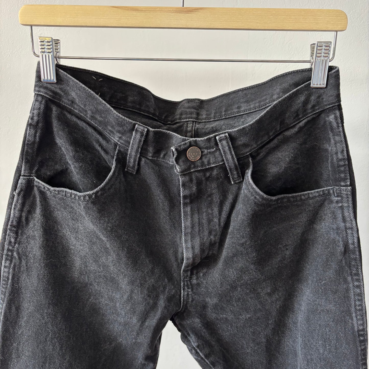 Black Vintage Rustler Jeans