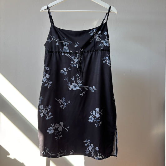 Simple Floral Spaghetti Strap Dress