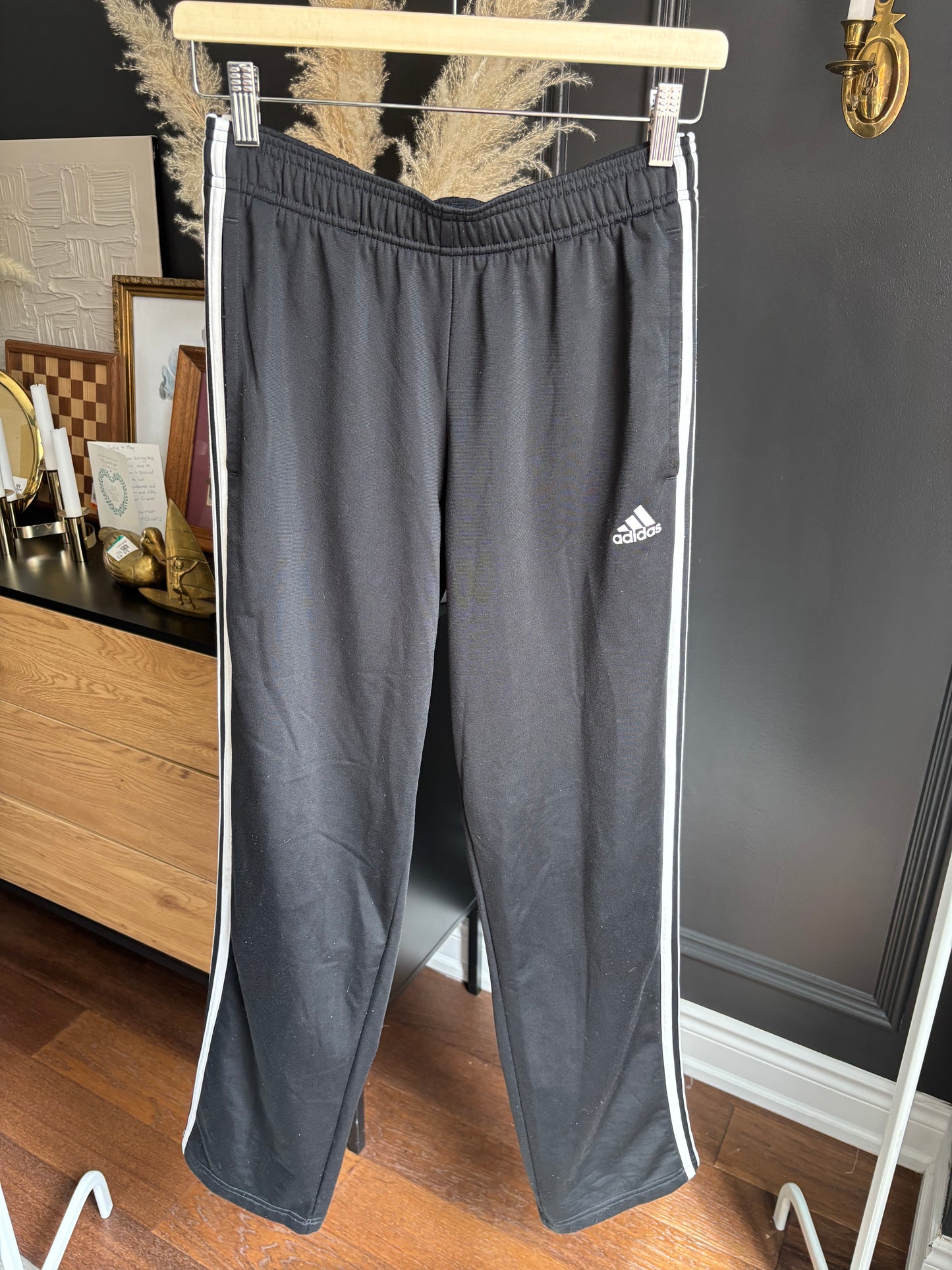 Addidas Straight Leg Track Pants Size S