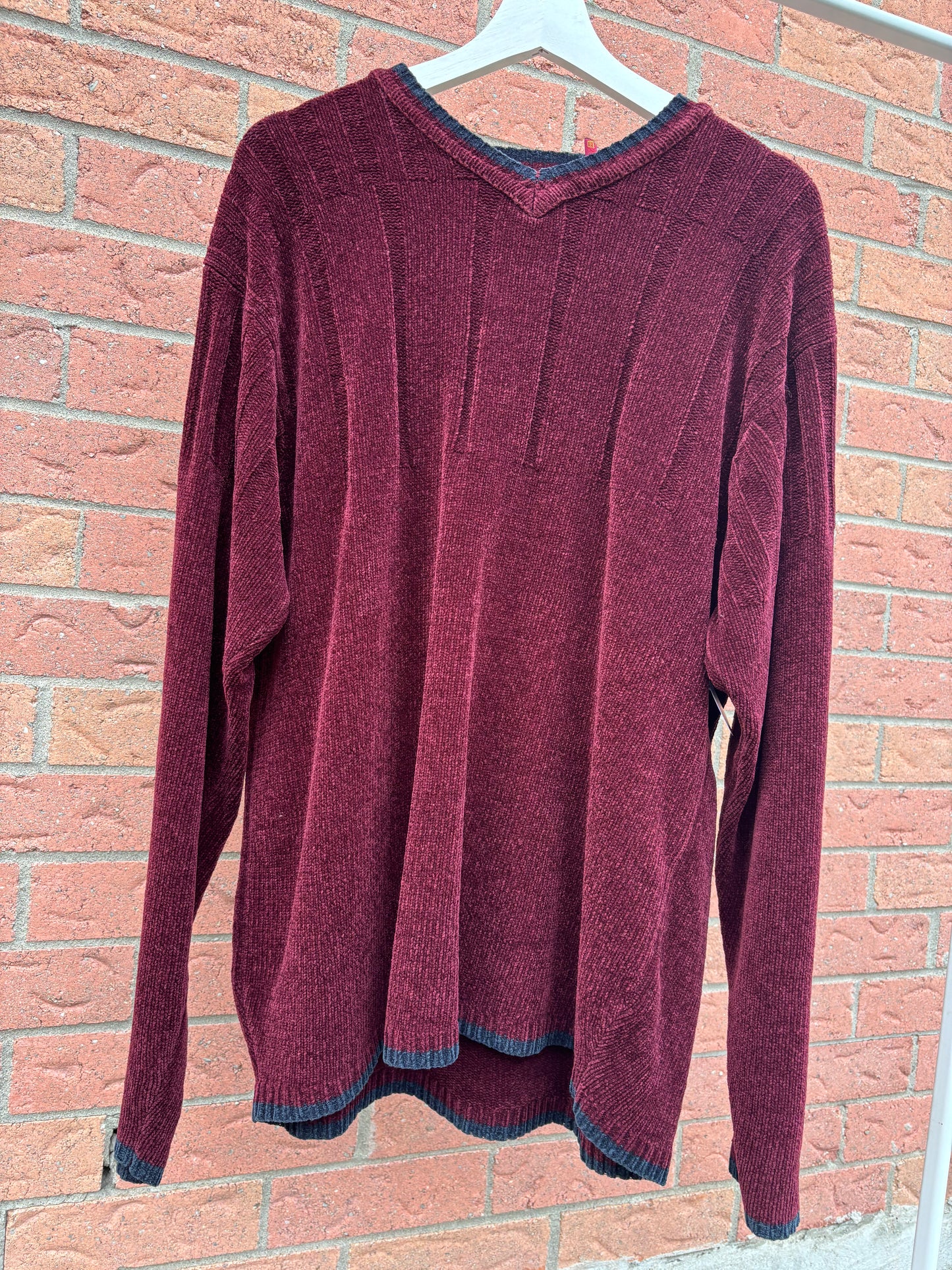 Burgundy Super Soft Knit Sweater Size Large
