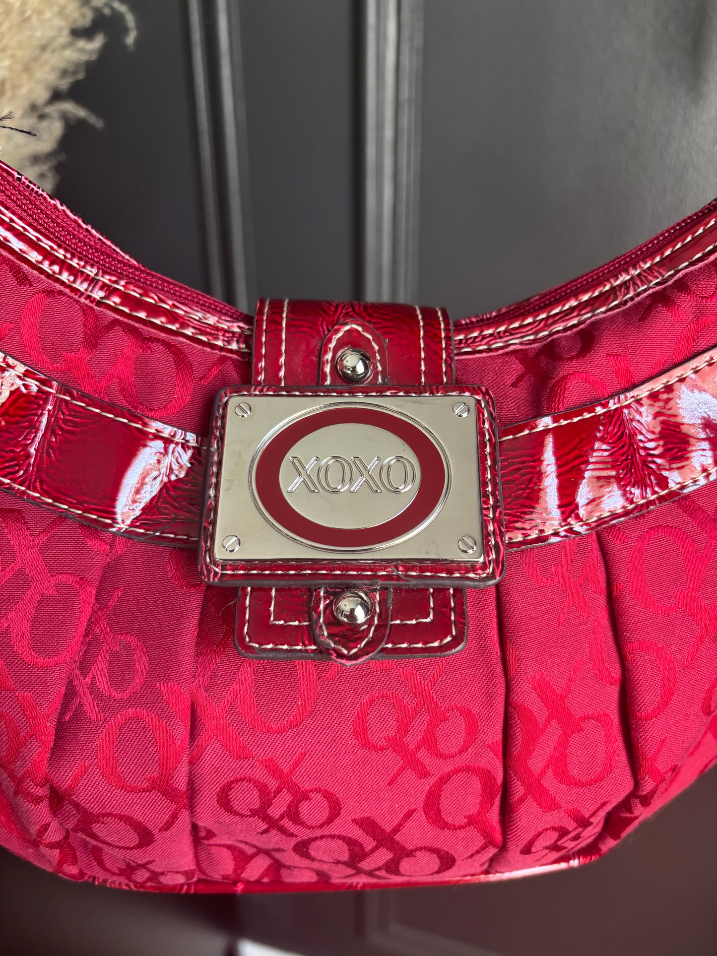 Red XOXO Shoulder Bag