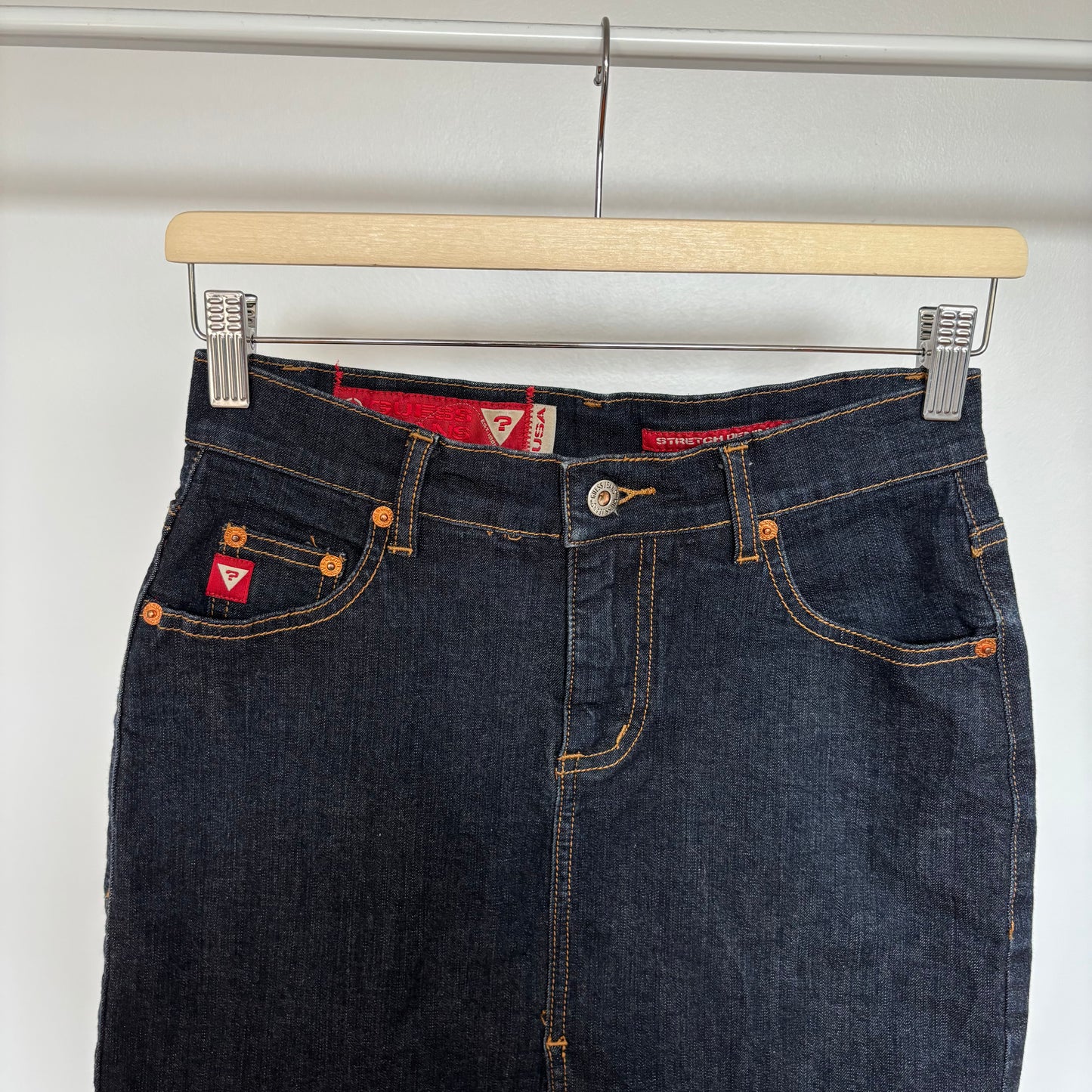 Vintage Guess Dark Denim Skirt
