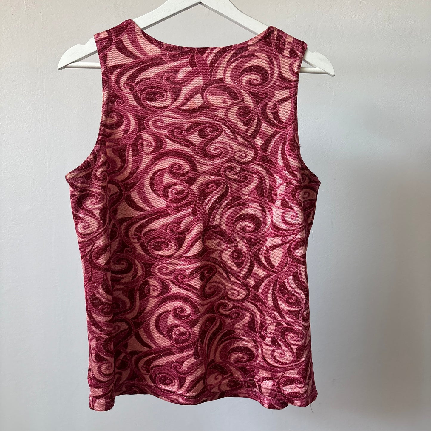 Vintage Aphamea Swirly Glitter Tank