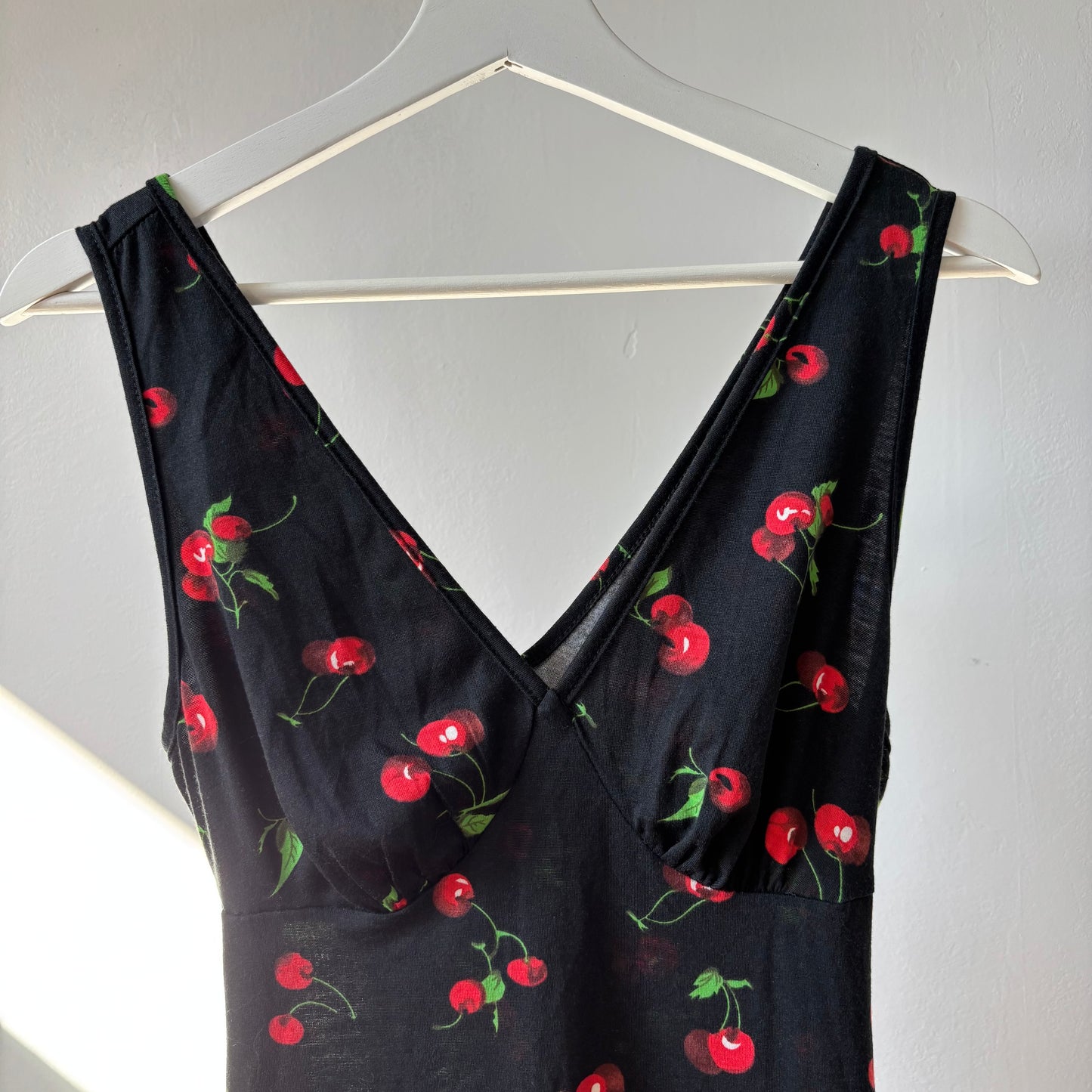 V-Neck Cherry Dress
