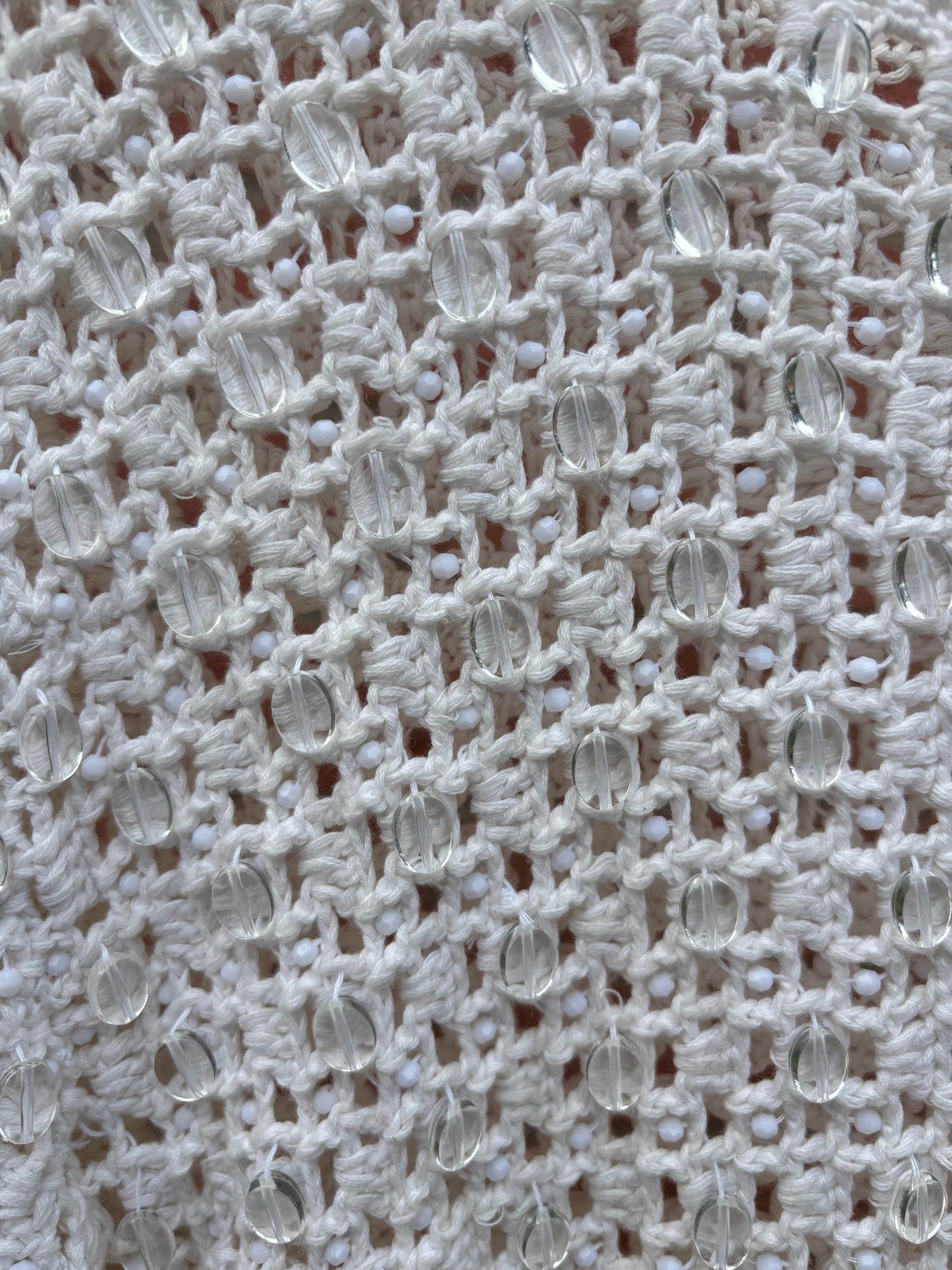 Beaded Knit Cardigan Size XL