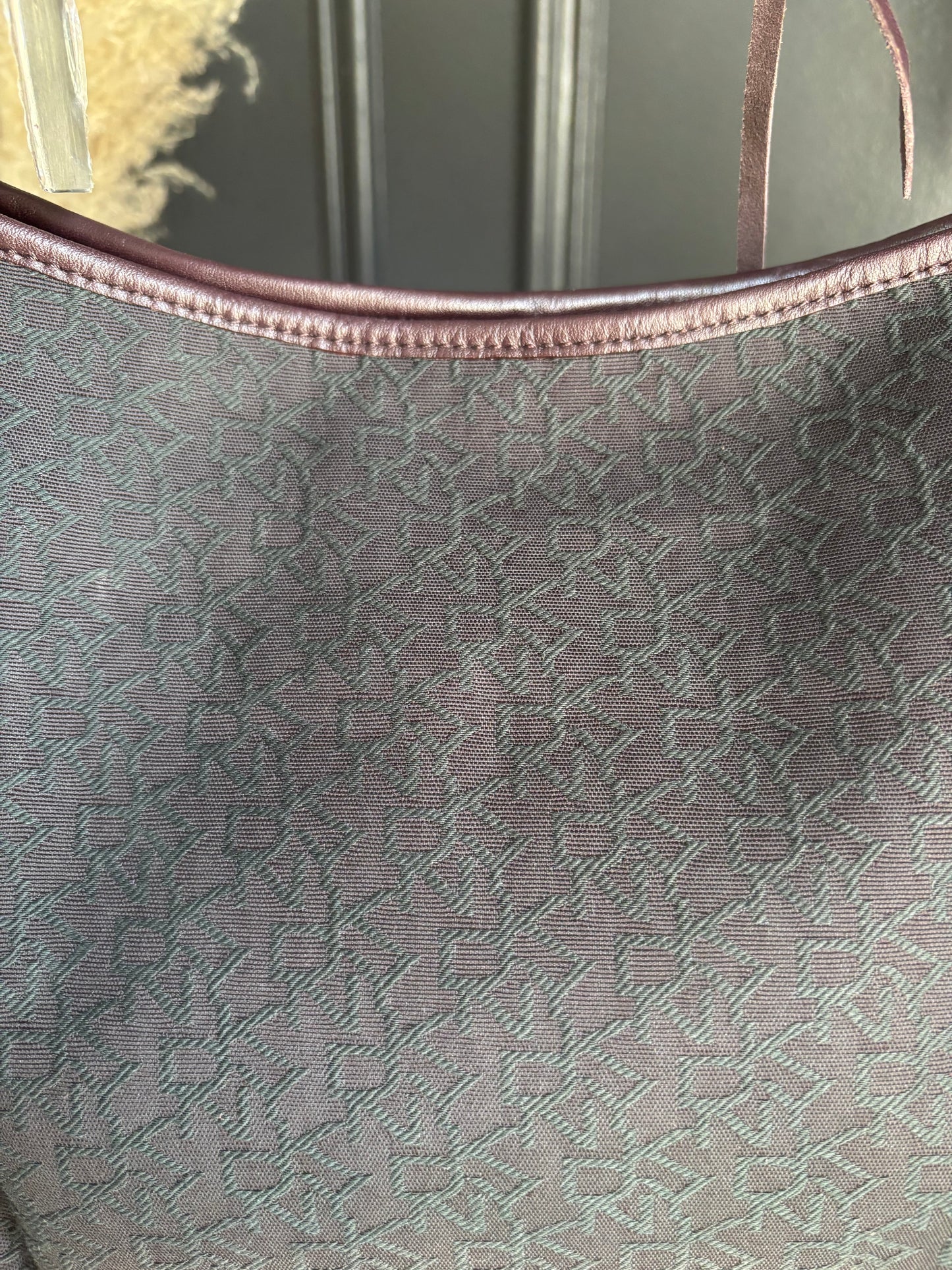 DKNY Monogram Shoulder Bag