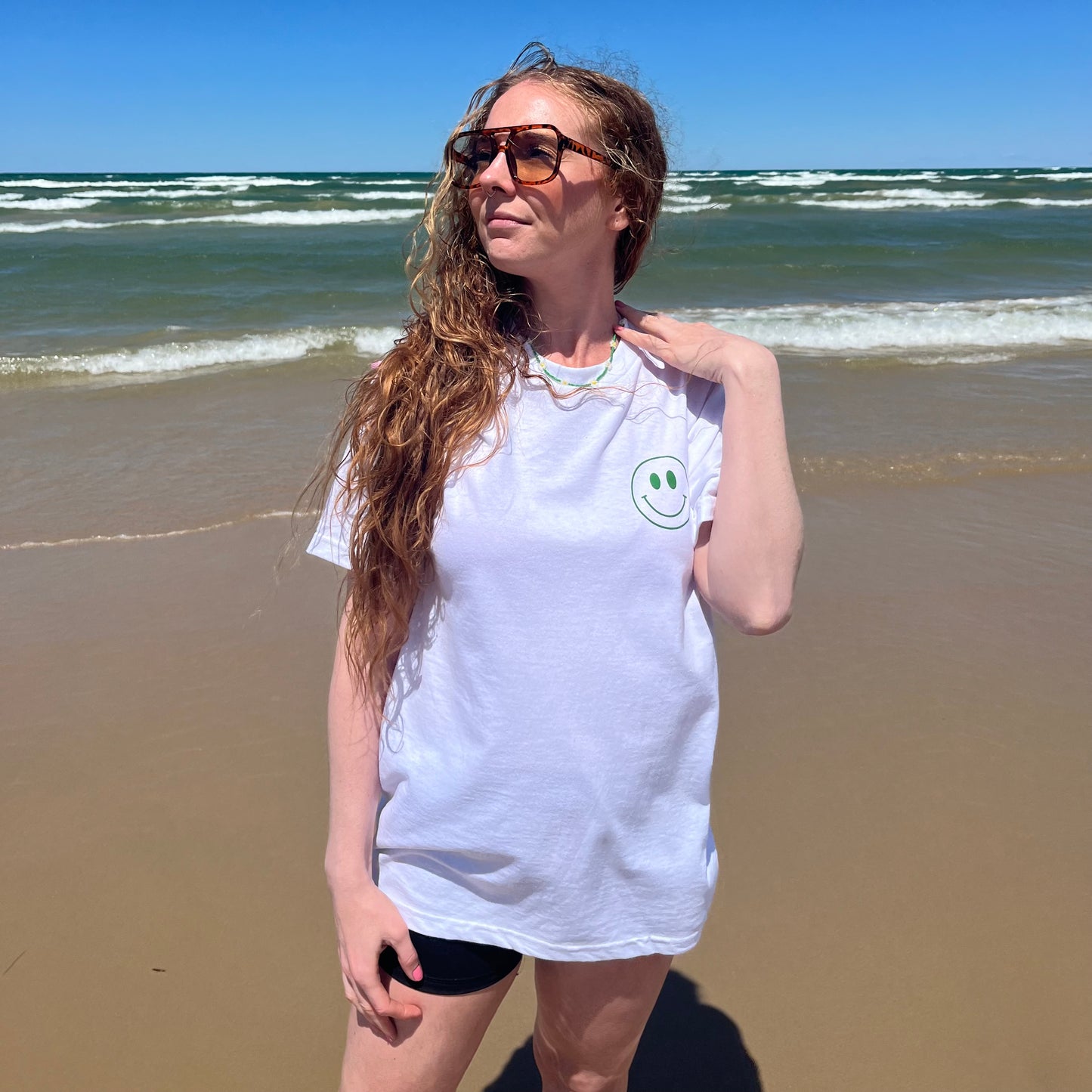 Sauble Smiley Tee