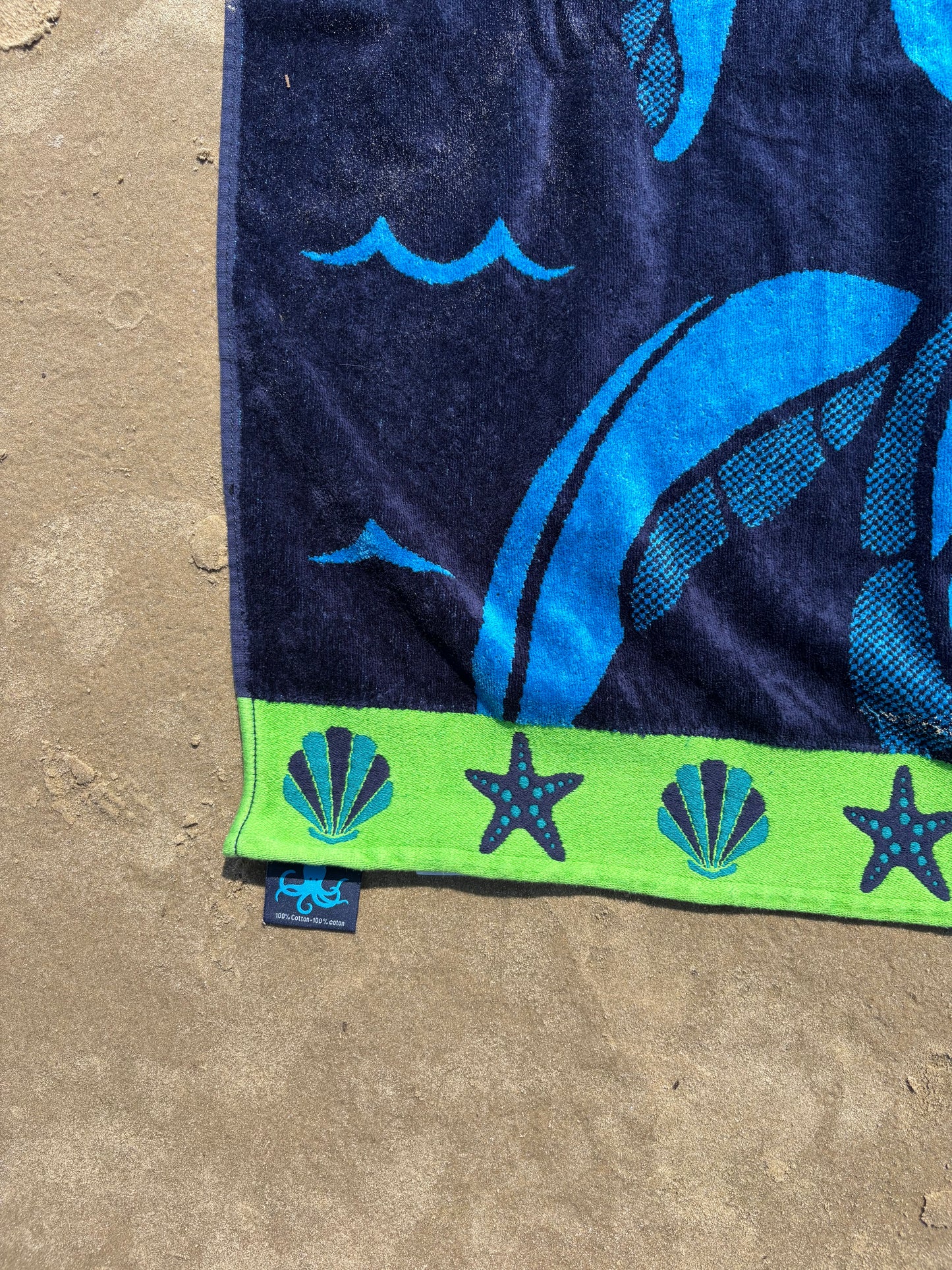 Large Sea Turtle Beach Towel