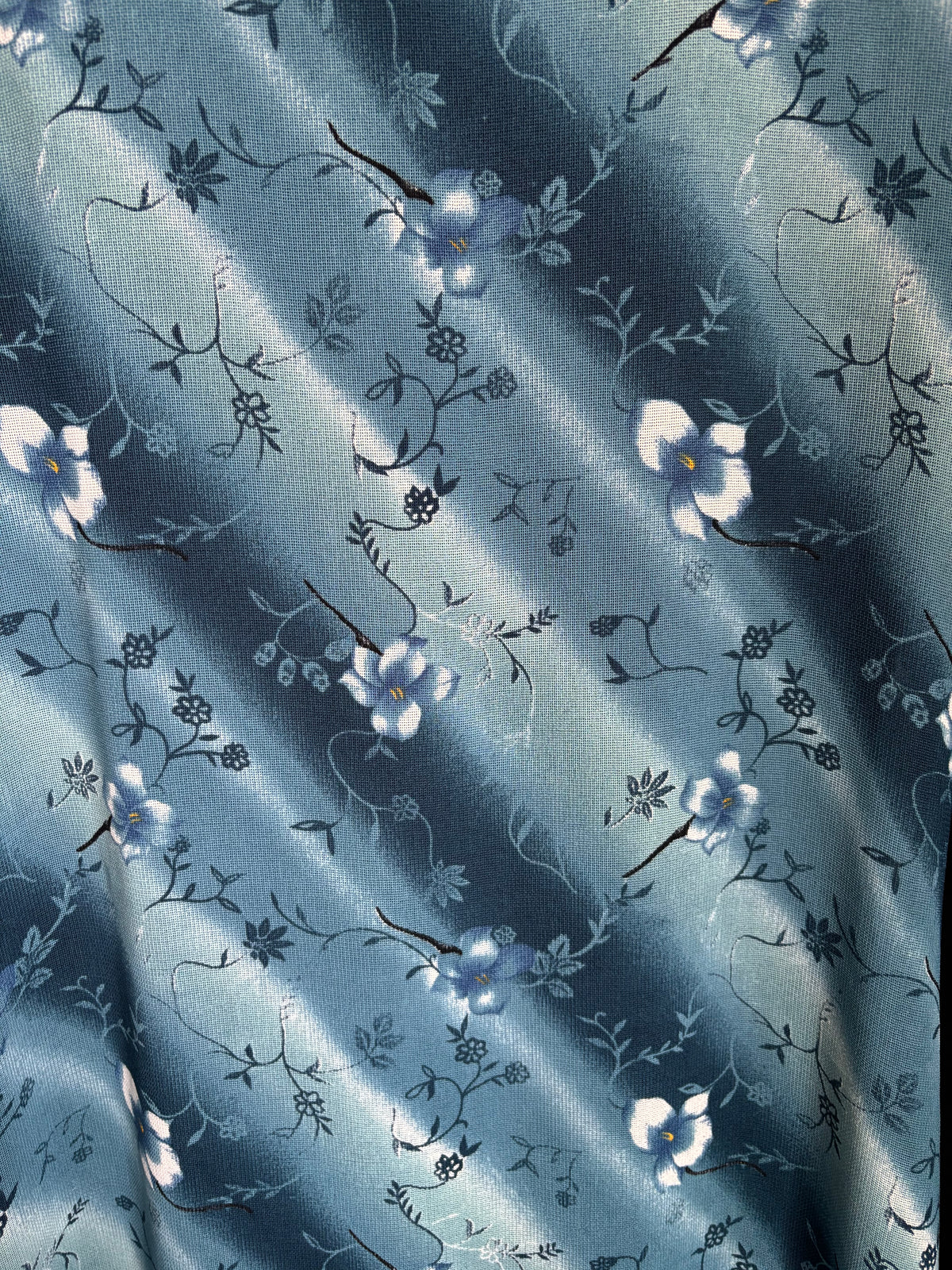 Bascora Blue Print Dress Size L