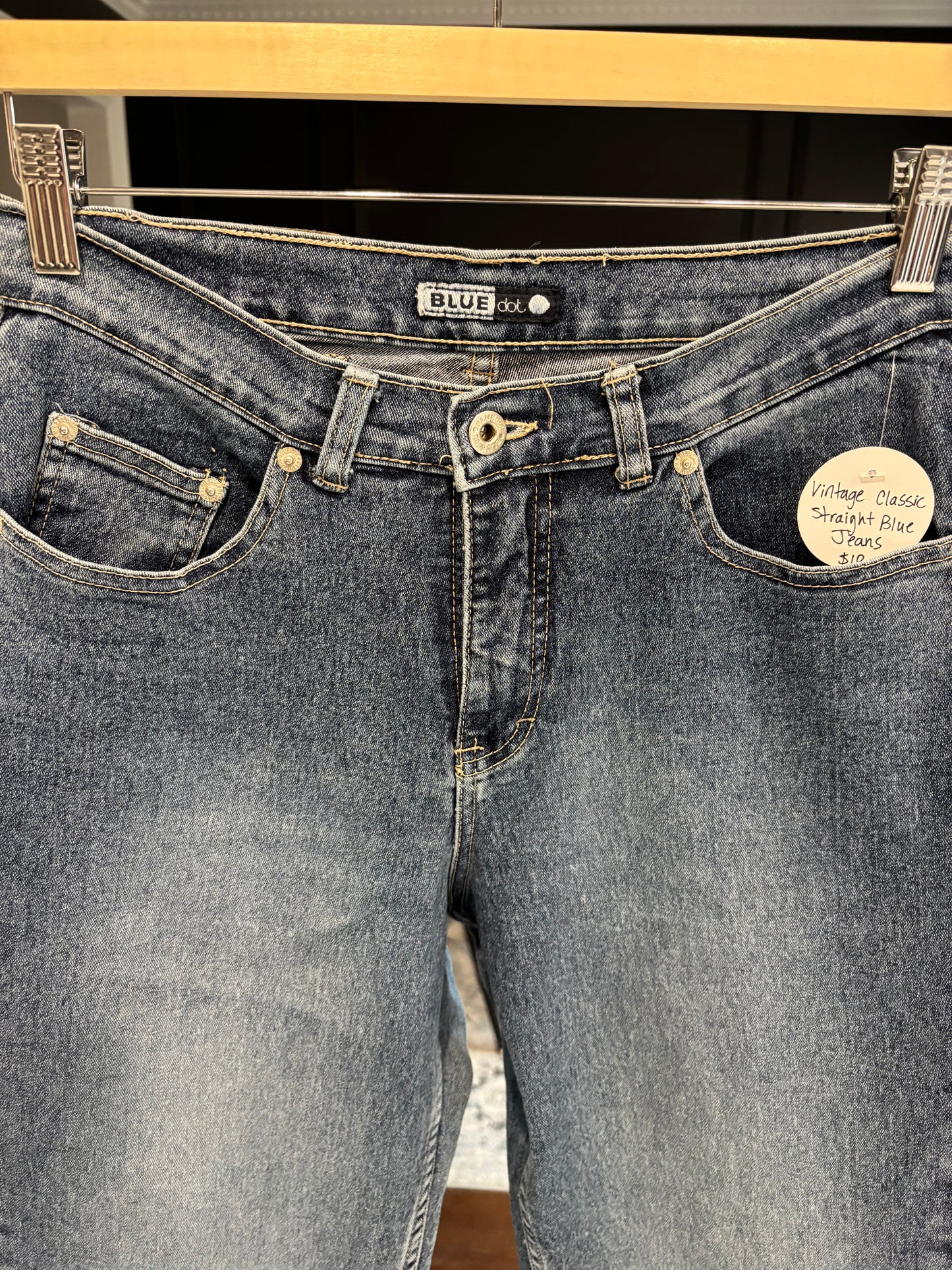 Vintage Classic Straight Blue Jeans Size 5/6