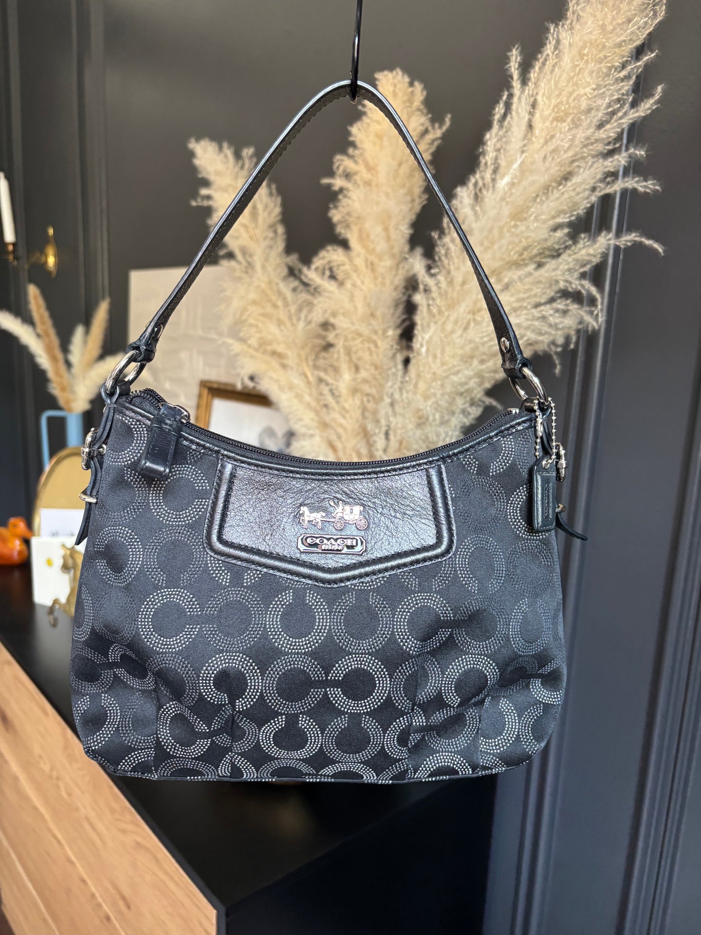 Coach Madison Signature Hobo Handbag