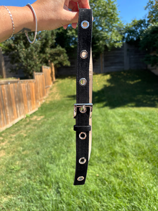 Nine West Silver Ring Belt