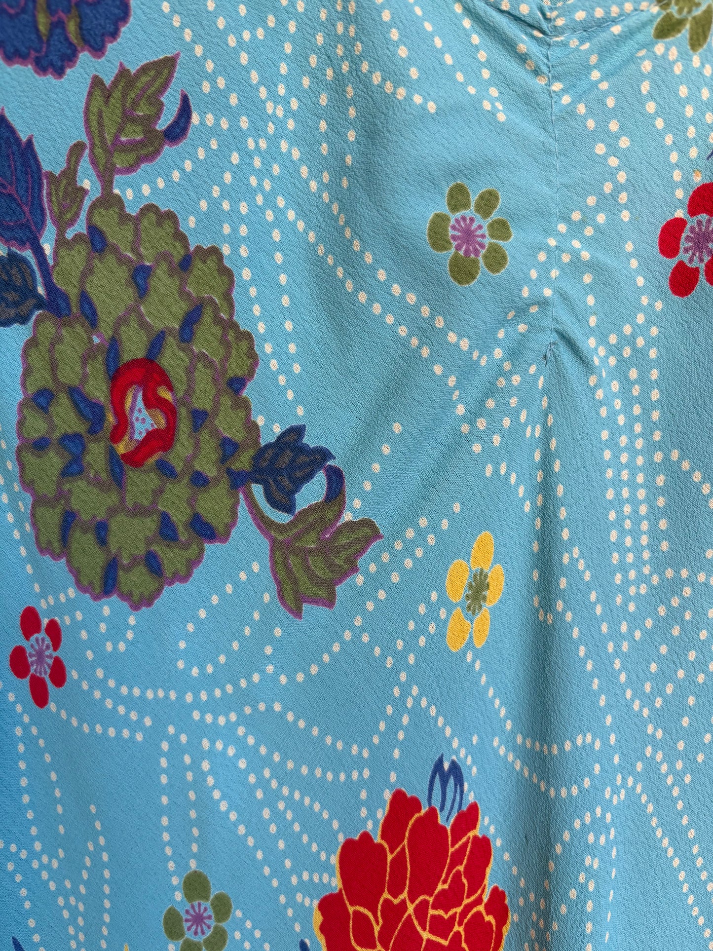 Blue Asymmetrical Dress Size M
