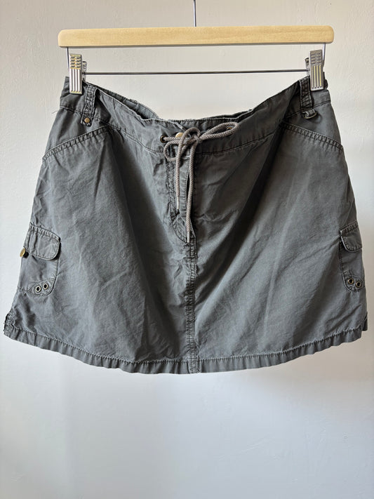 Grey Cargo Skort