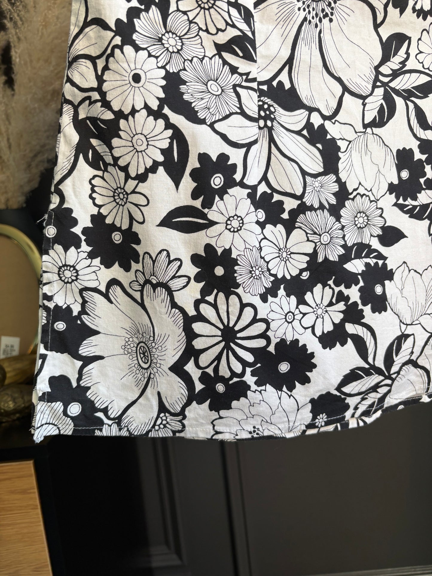 Black & White Costa Blanca Tube Top Size L