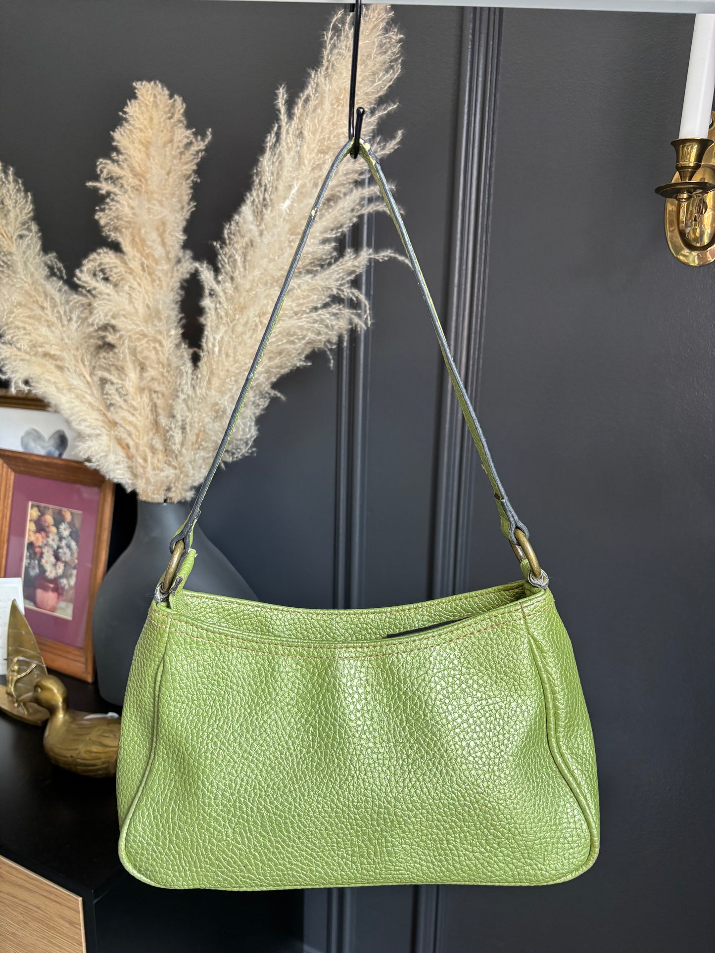 Green Y2K Shoulder Bag
