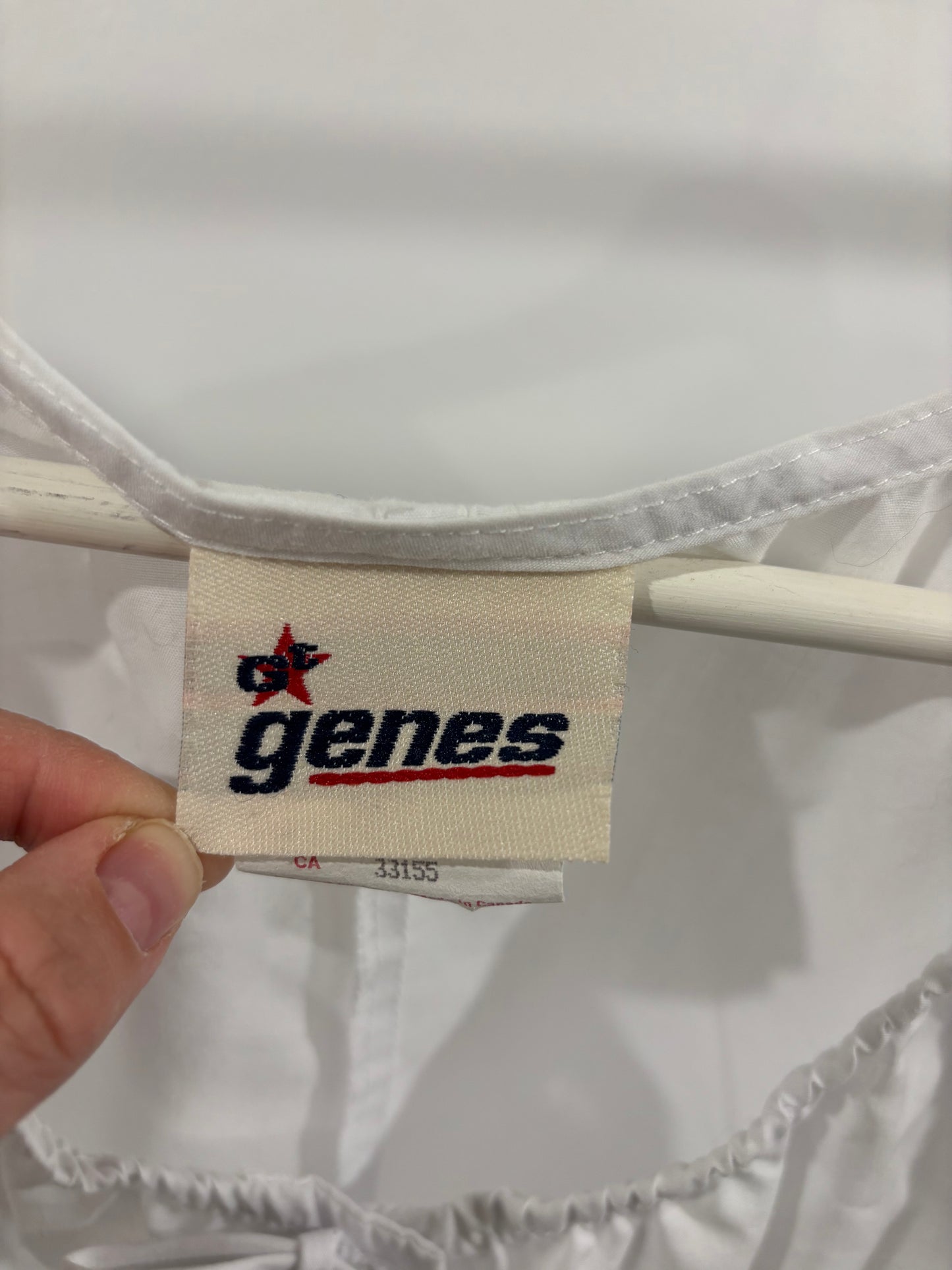 Vintage Button Down Sleeveless Blouse Size M