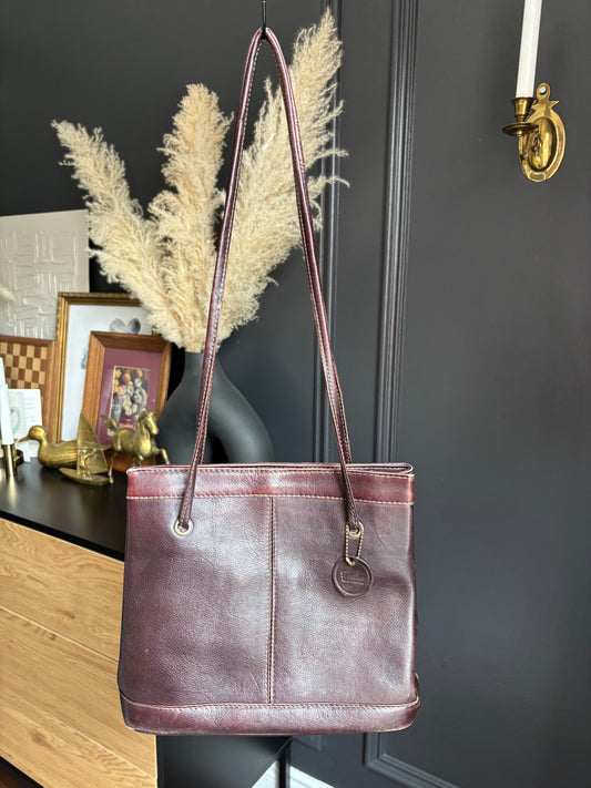 Brown Leather Shoulder Bag
