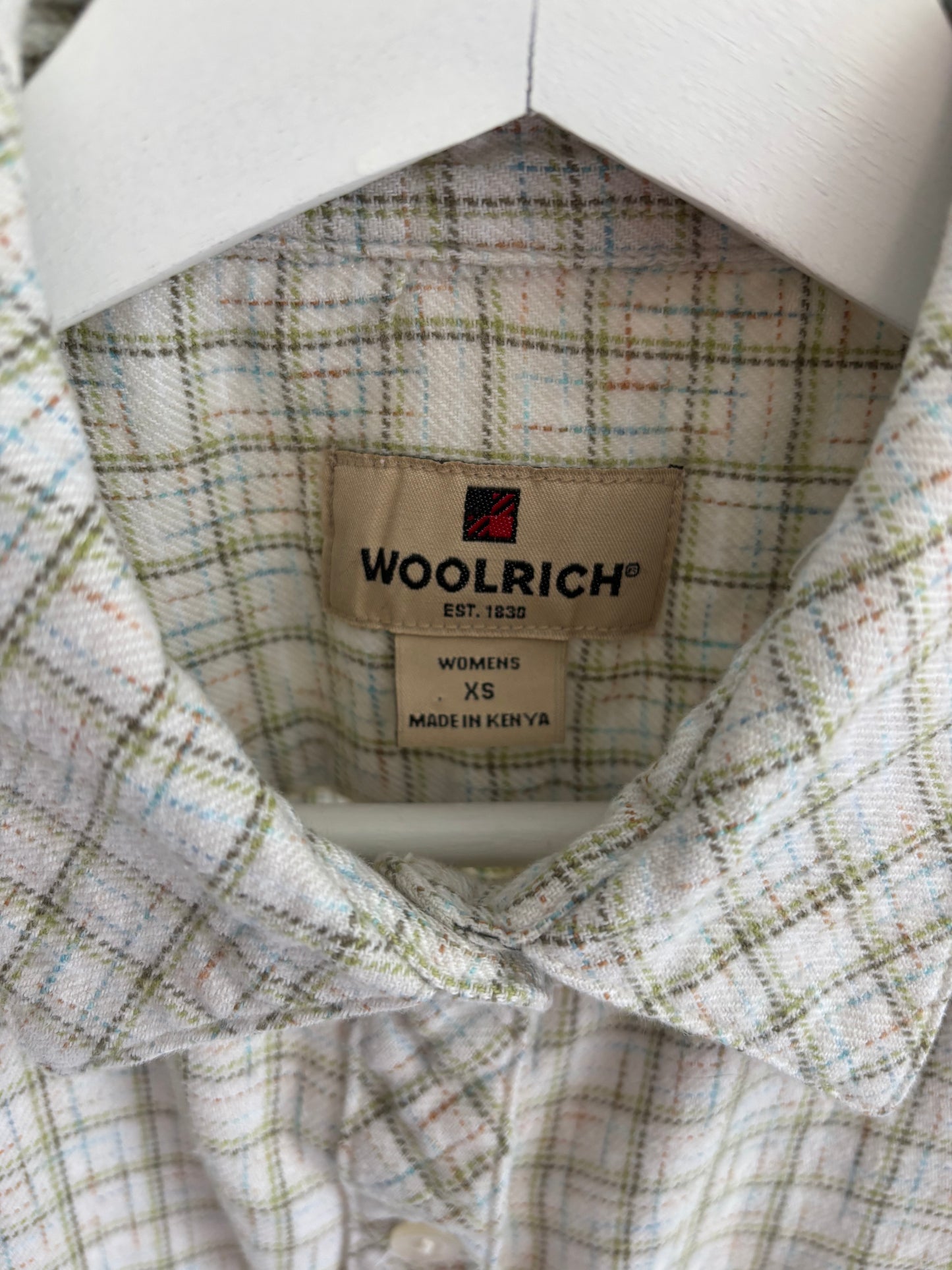 Woolrich Spring Plaid Button Down Size XS