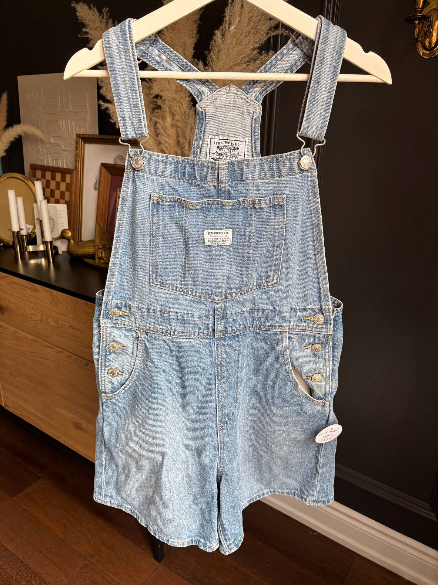 Levi's Overall Shorts Size S