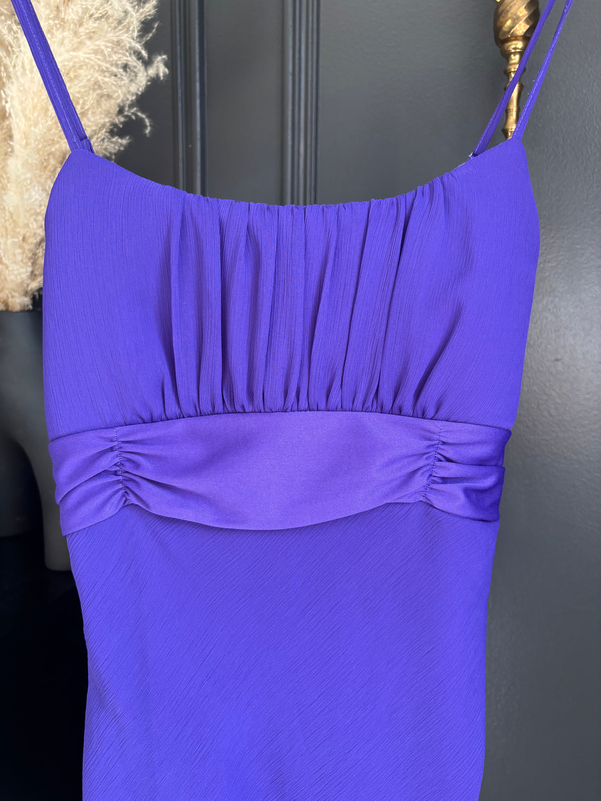 Purple Y2K Spaghetti Strap Top Size L