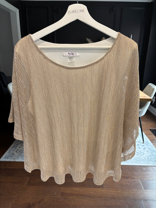 Shimmer Cape Top Size M