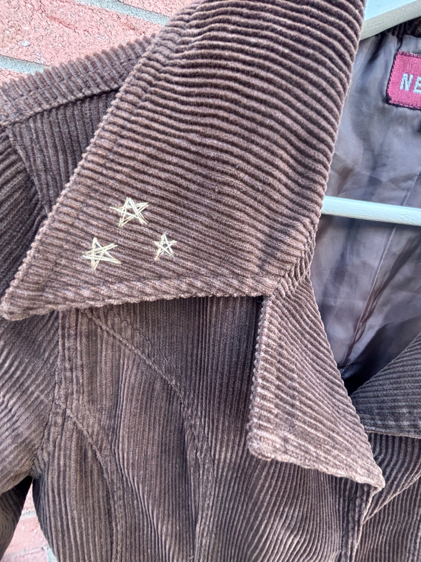 Brown Corduroy Jacket Size 4