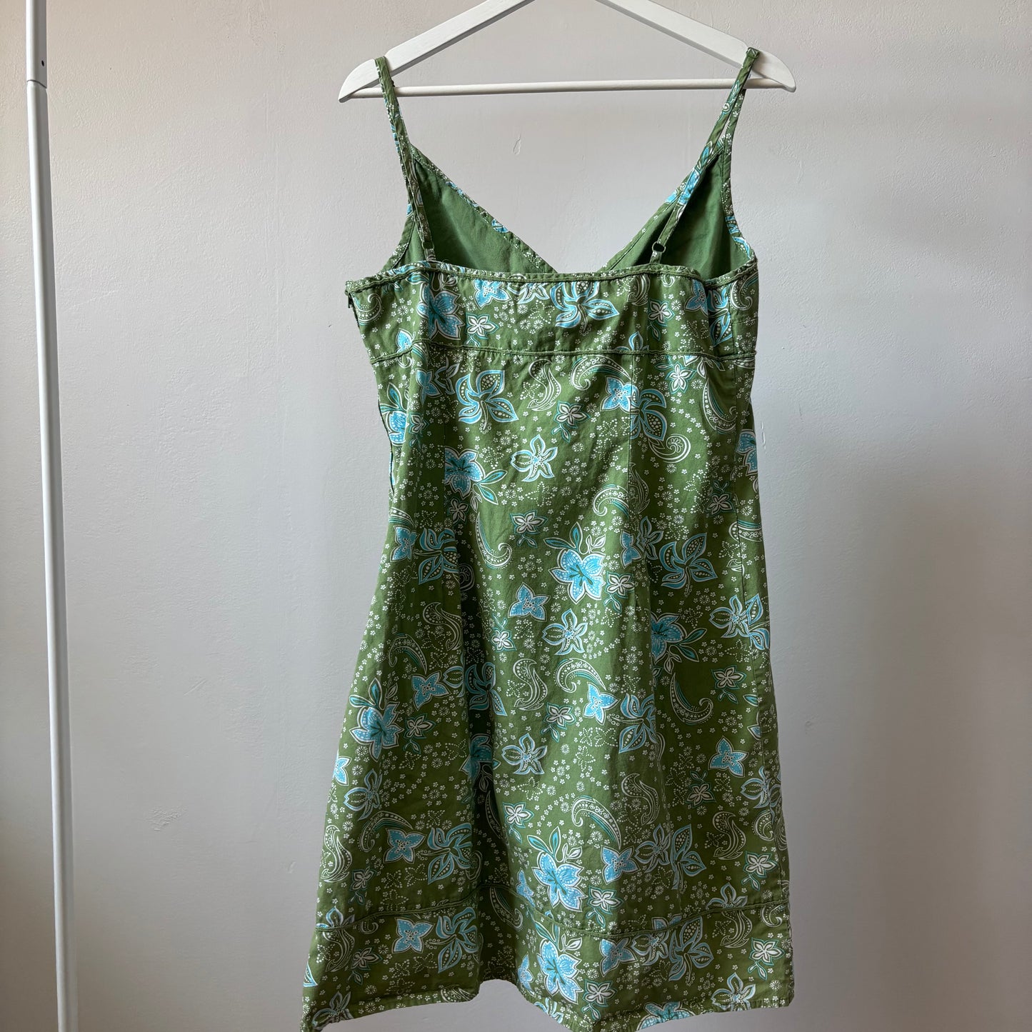 LOGG Green & Blue Paisley Midi Dress