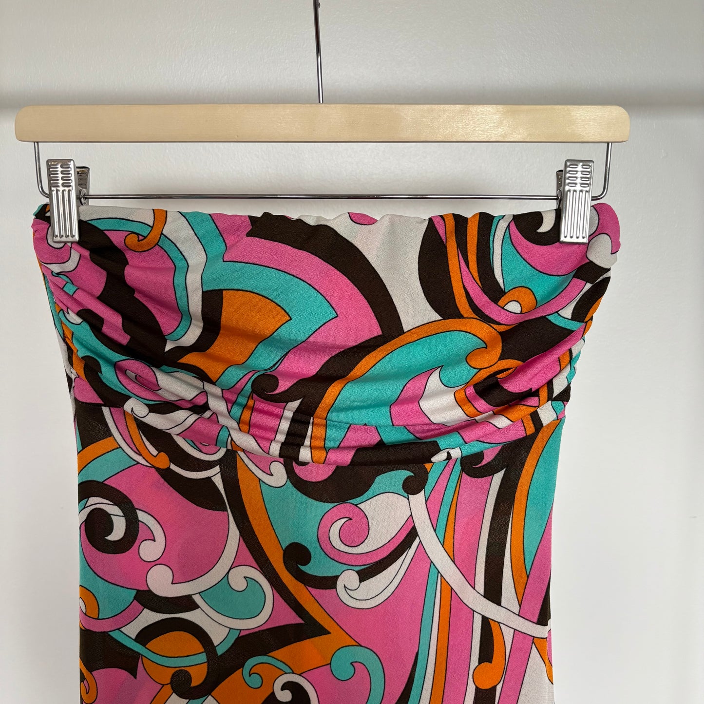 00s Asymmetrical Tube Dress Size Small