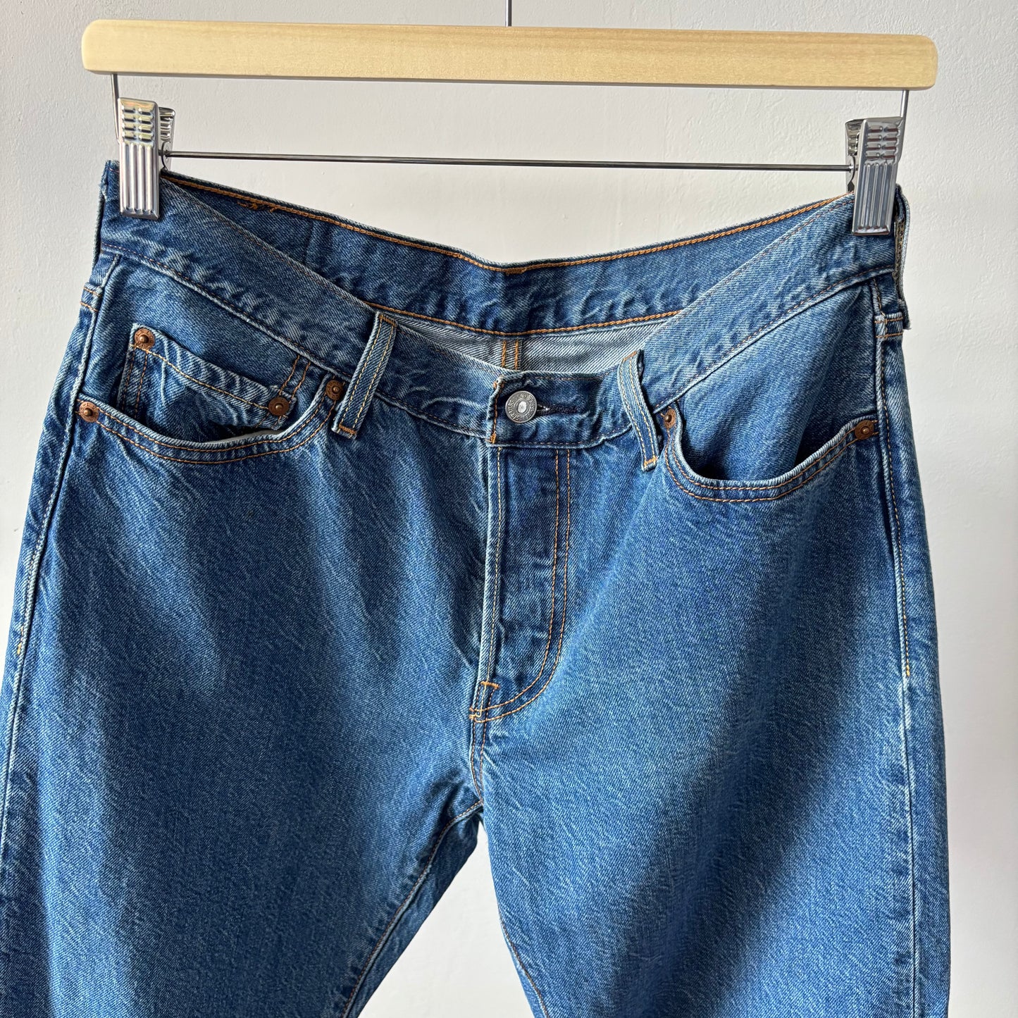 Levis Button Straight Jeans