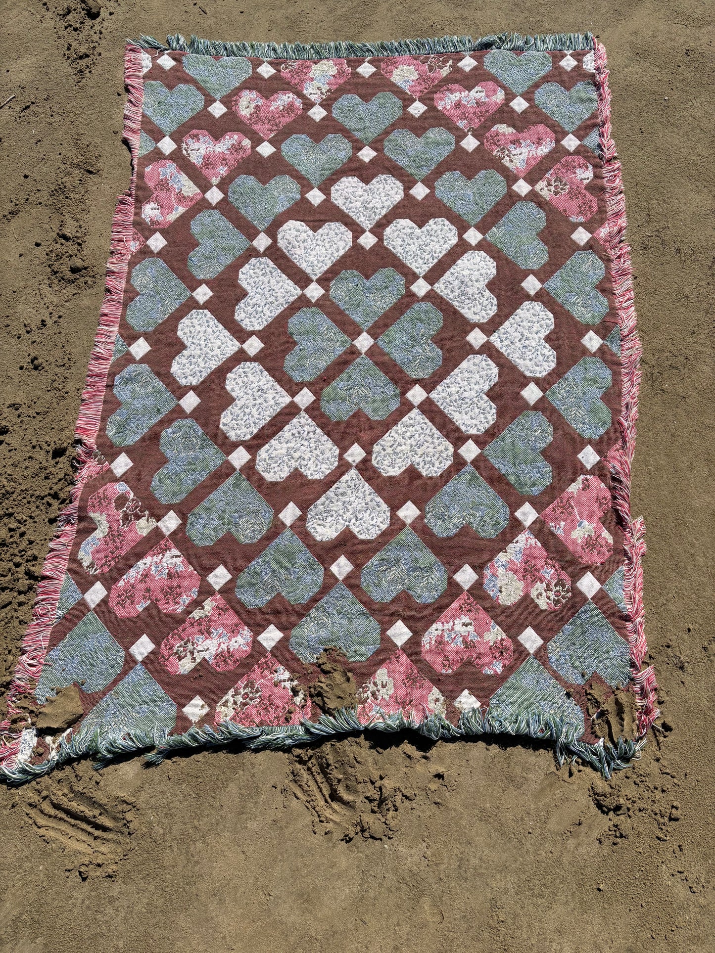 Heart Tapestry Blanket
