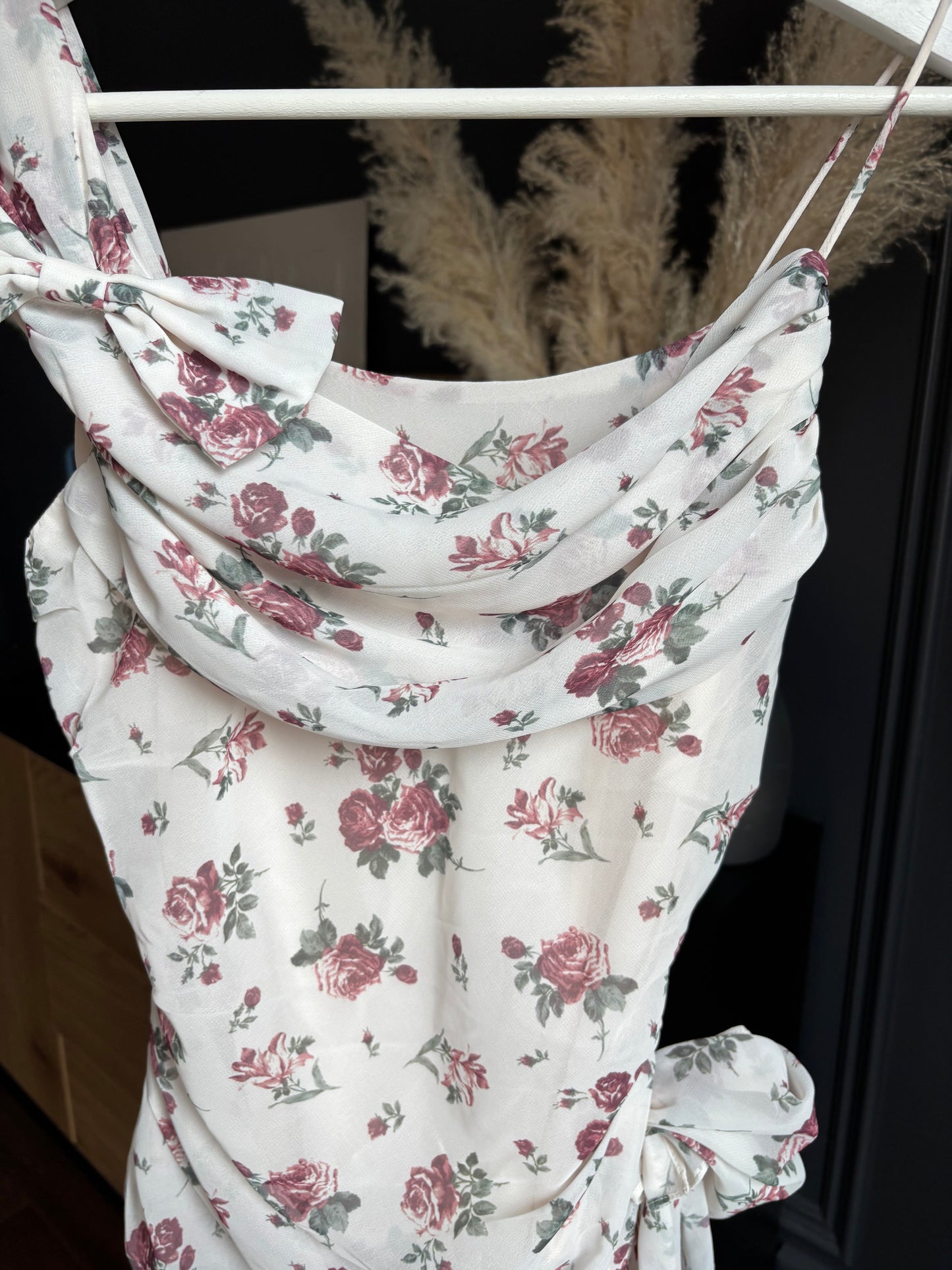 Romantic Floral Sleeveless Top Size S
