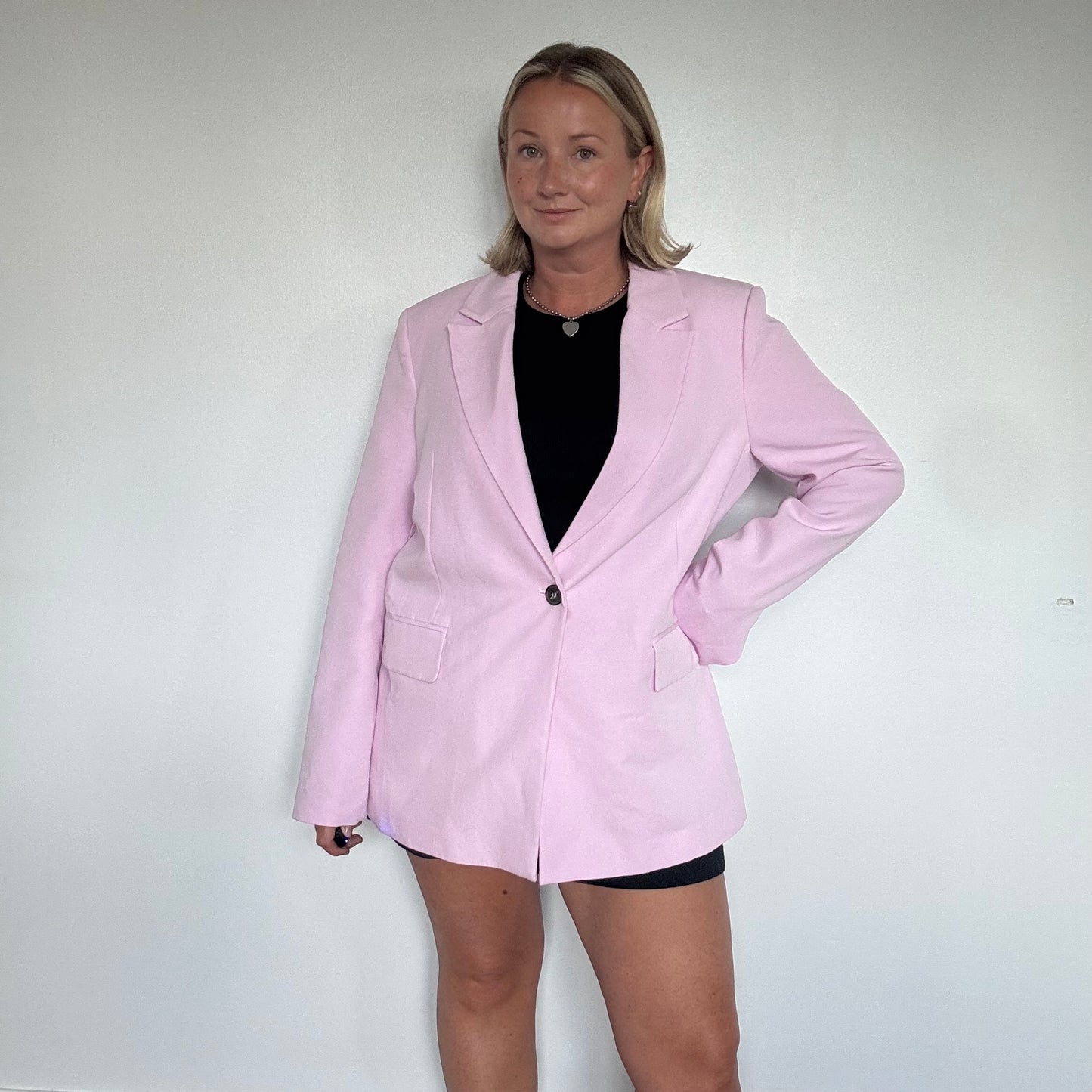 Pink Zara Blazer
