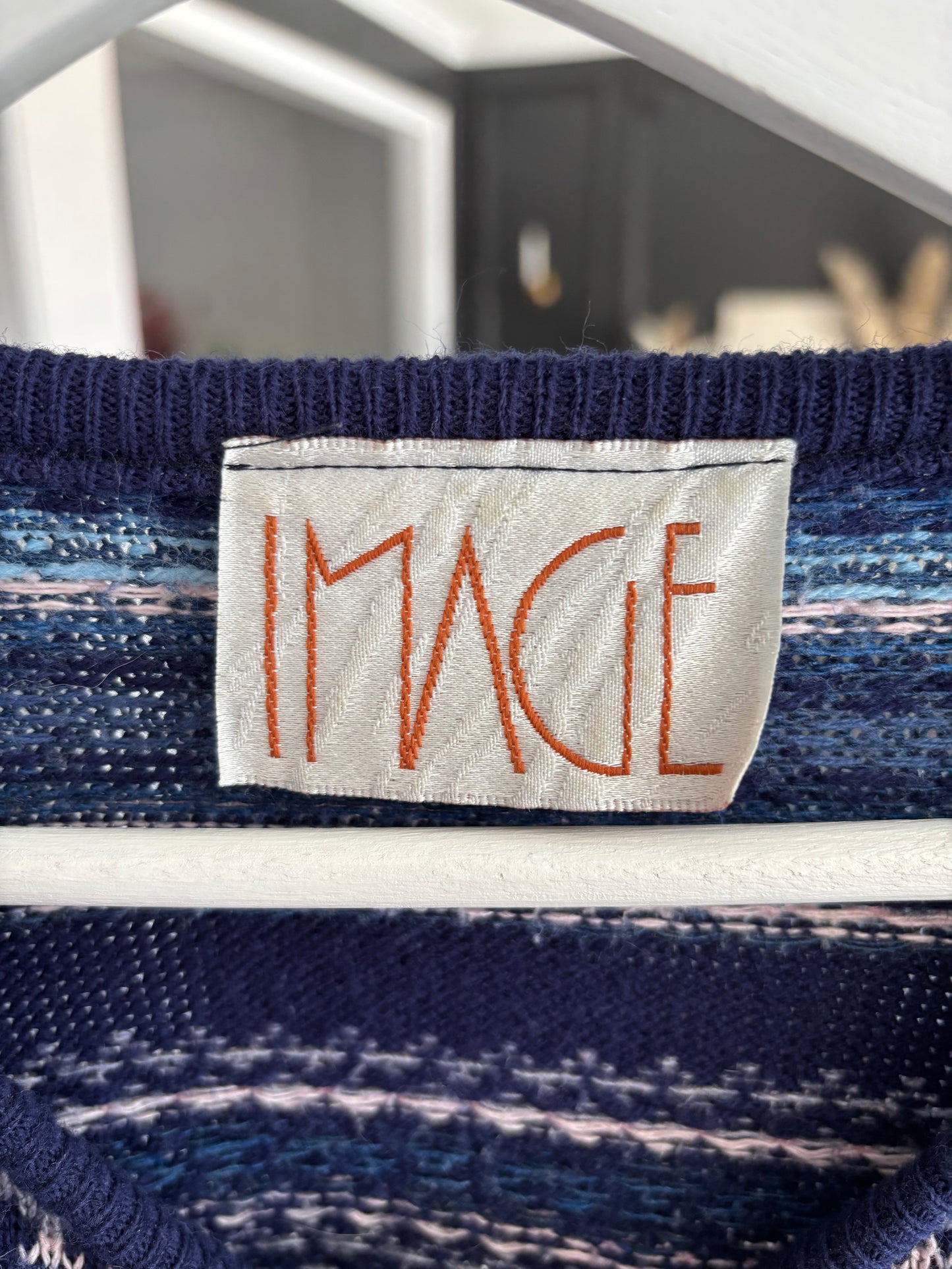Vintage Striped Knit Sweater Size L
