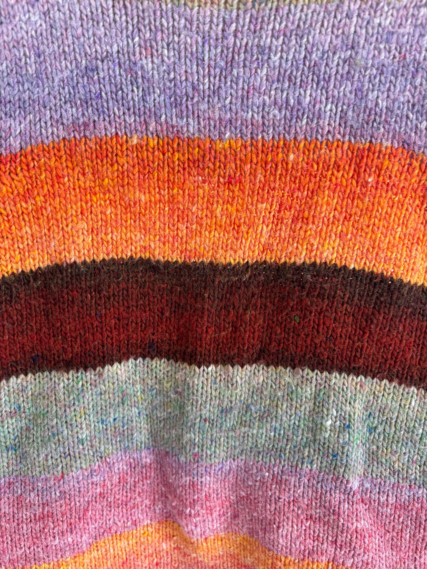 Vintage Stripe Knit Vest Size S