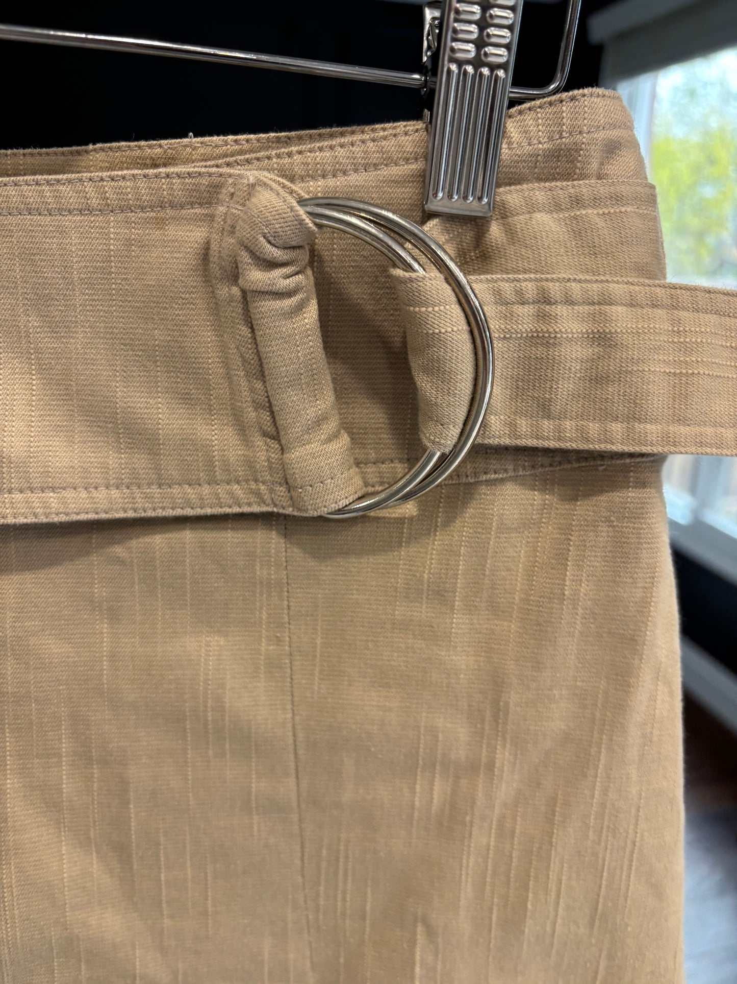 Pleated Belted Mini Skirt Size 10