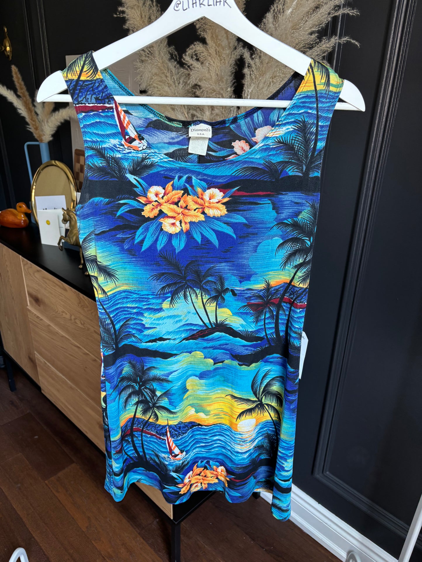 90's Sunset Beach Dress Size S