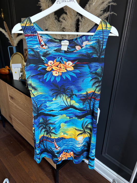 90's Sunset Beach Dress Size S