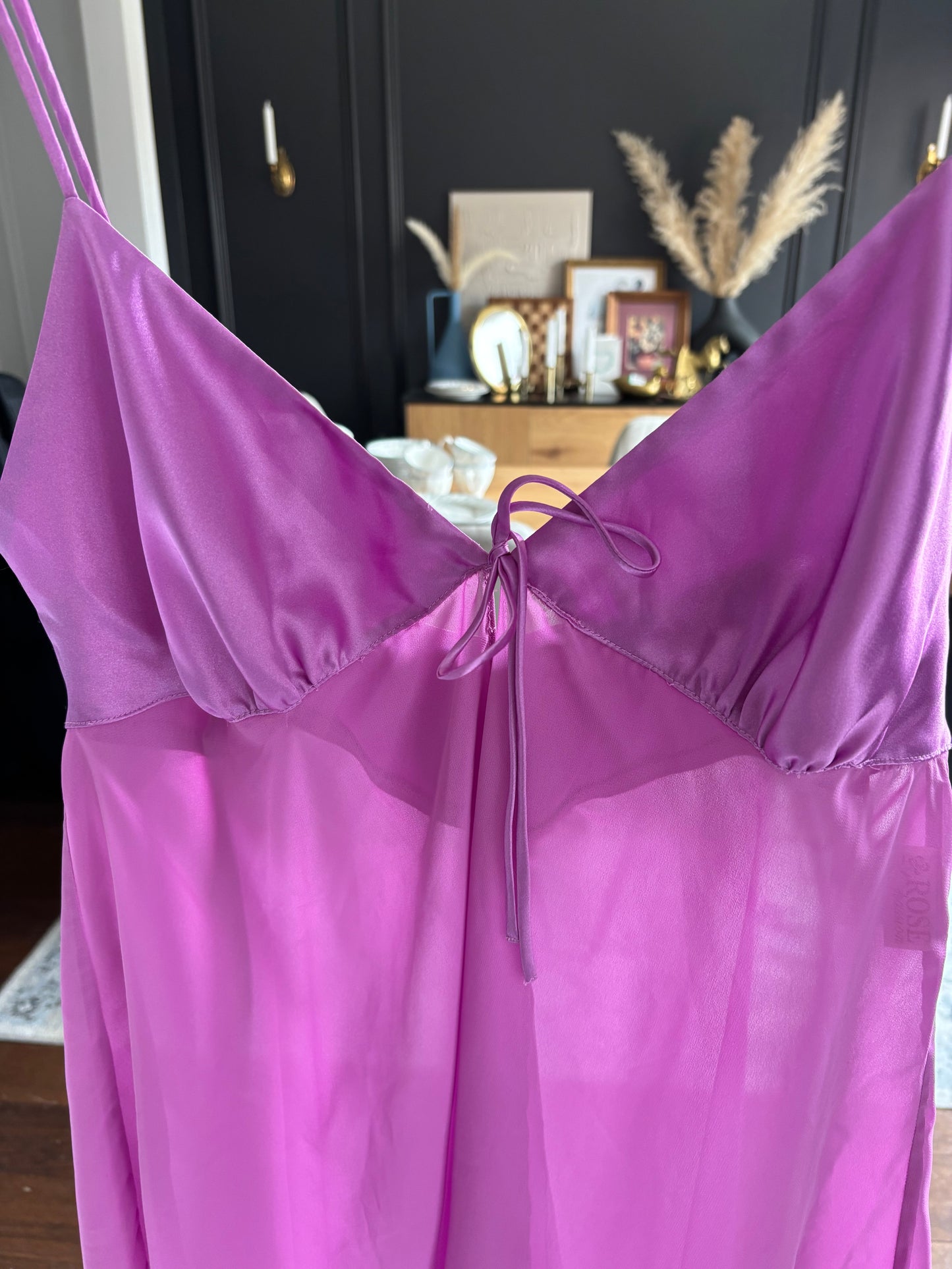 Magenta Open Front Babydoll Size XL