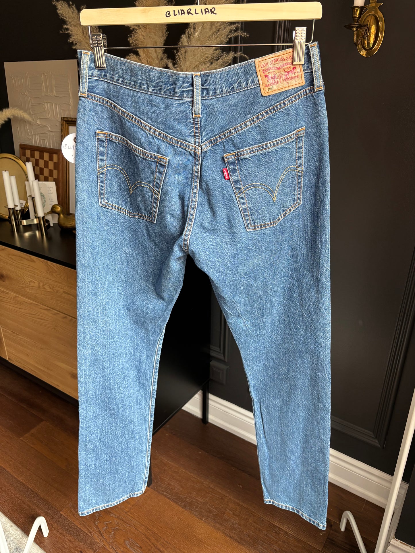 Levi's Straight Leg Blue Jeans Size 29