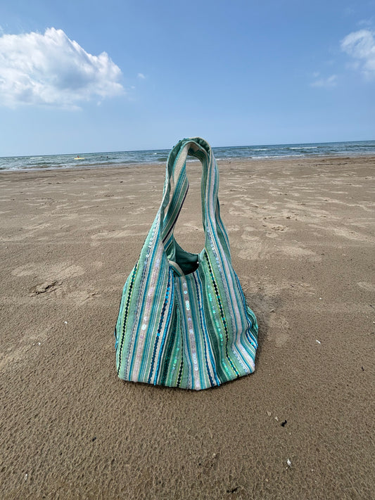 Sequin Striped Bag