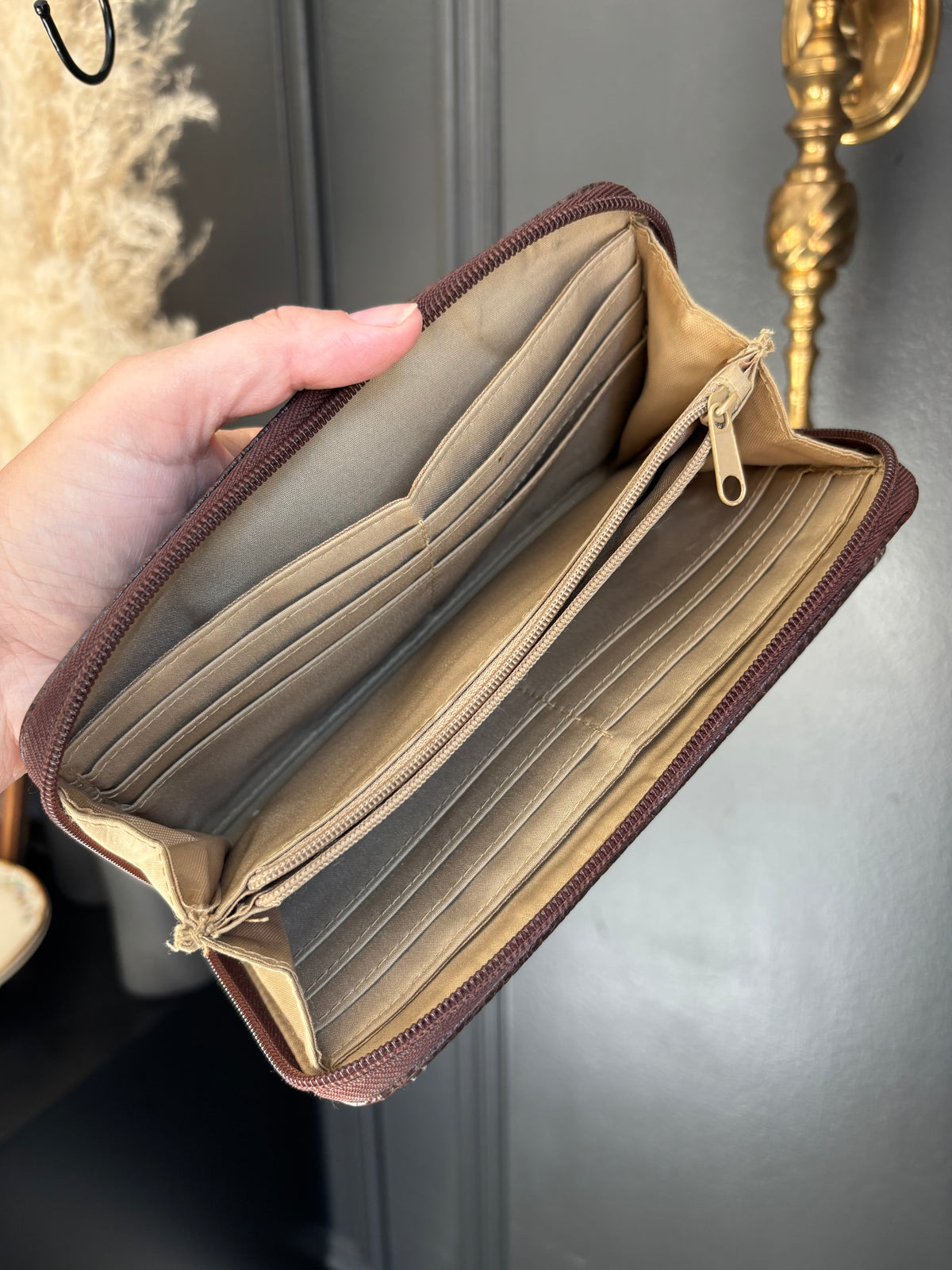 Vintage Tuck Lock Wallet