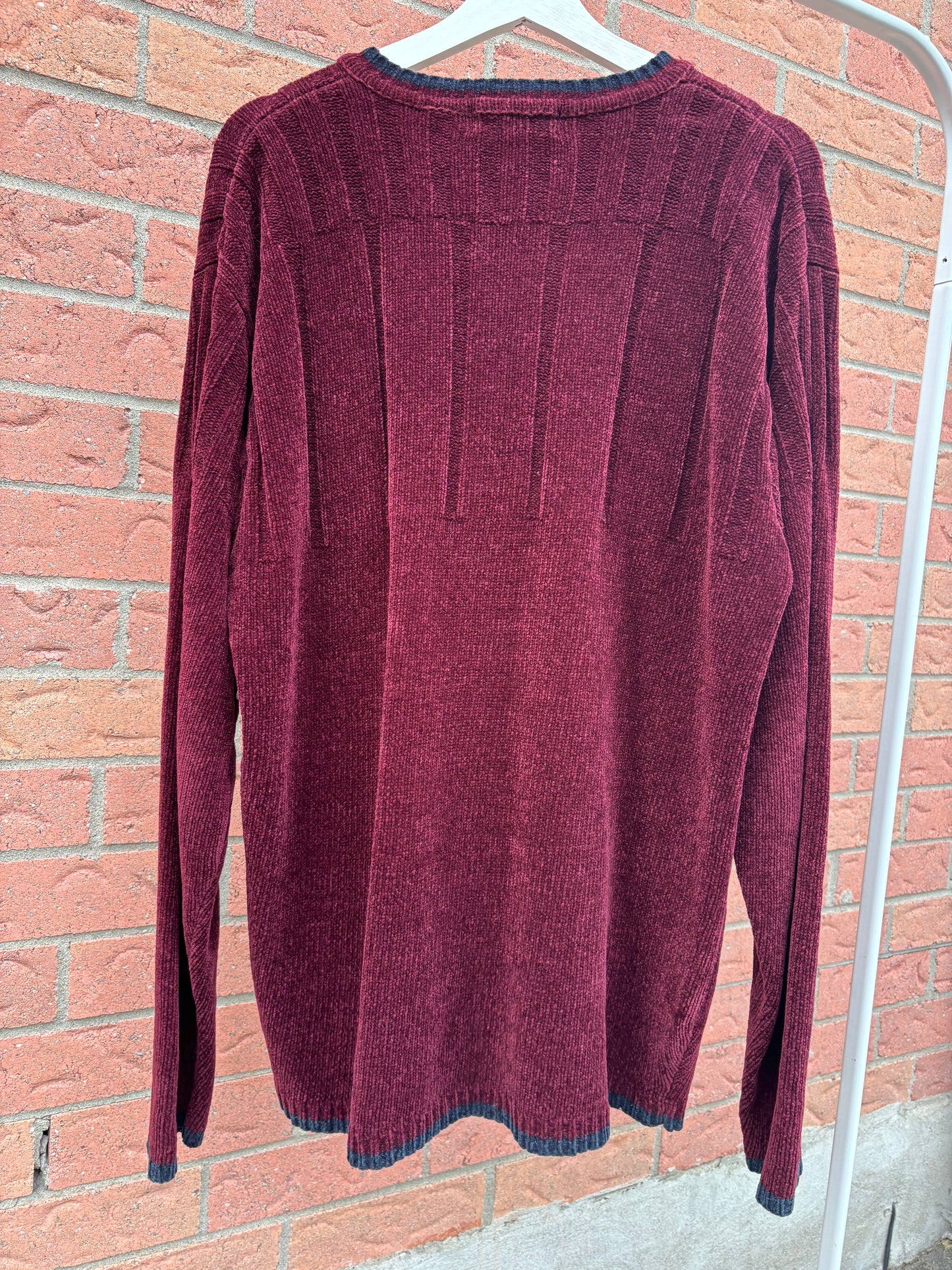 Burgundy Super Soft Knit Sweater Size Large