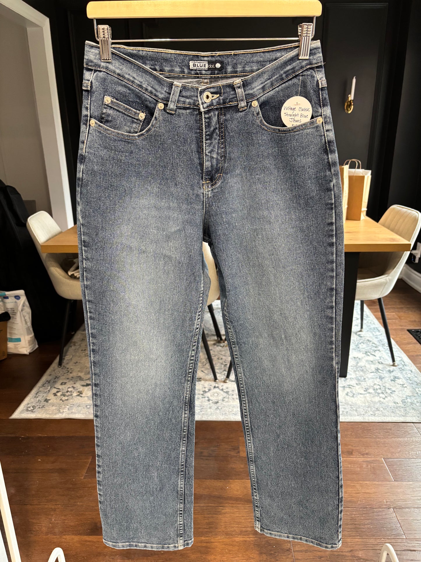 Vintage Classic Straight Blue Jeans Size 5/6