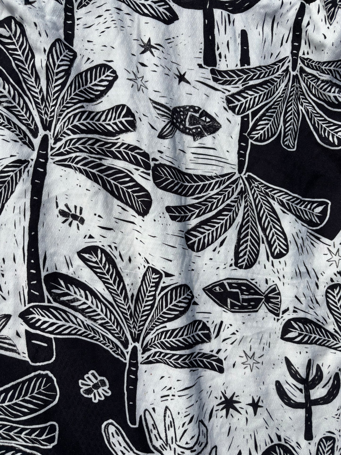 Black & White Print Dress