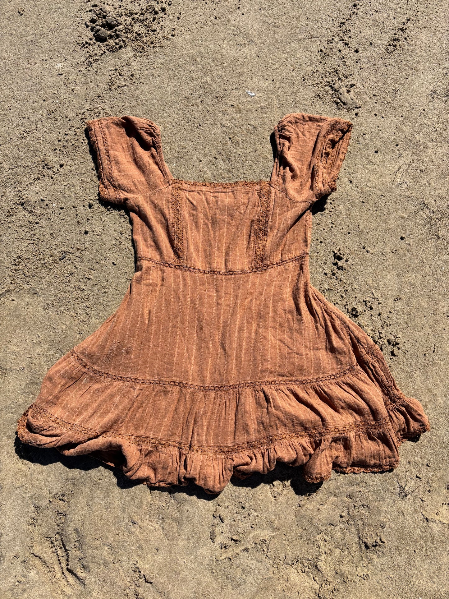 Light Brown Summer Dress Size L