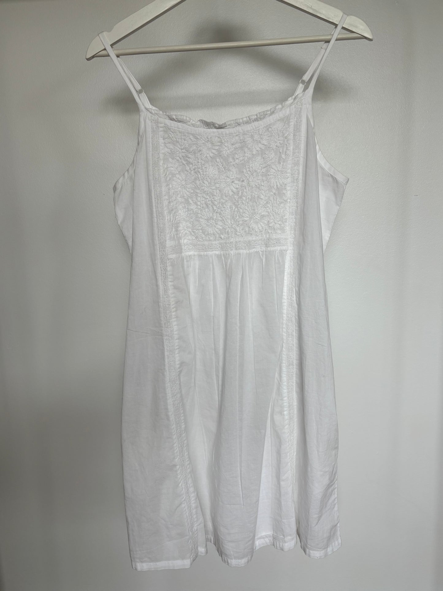 White Cotton Dress Size S
