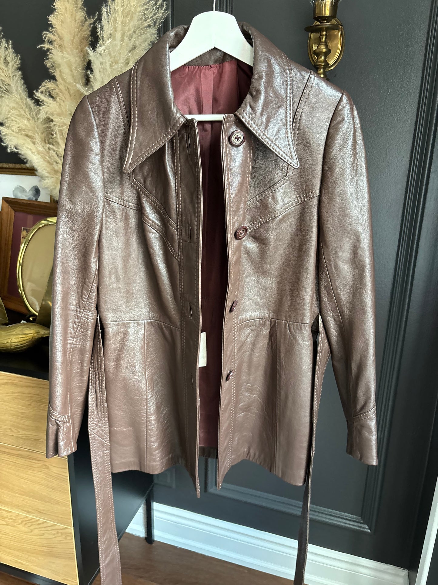 Canadian Vintage Genuine Leather Jacket Size S