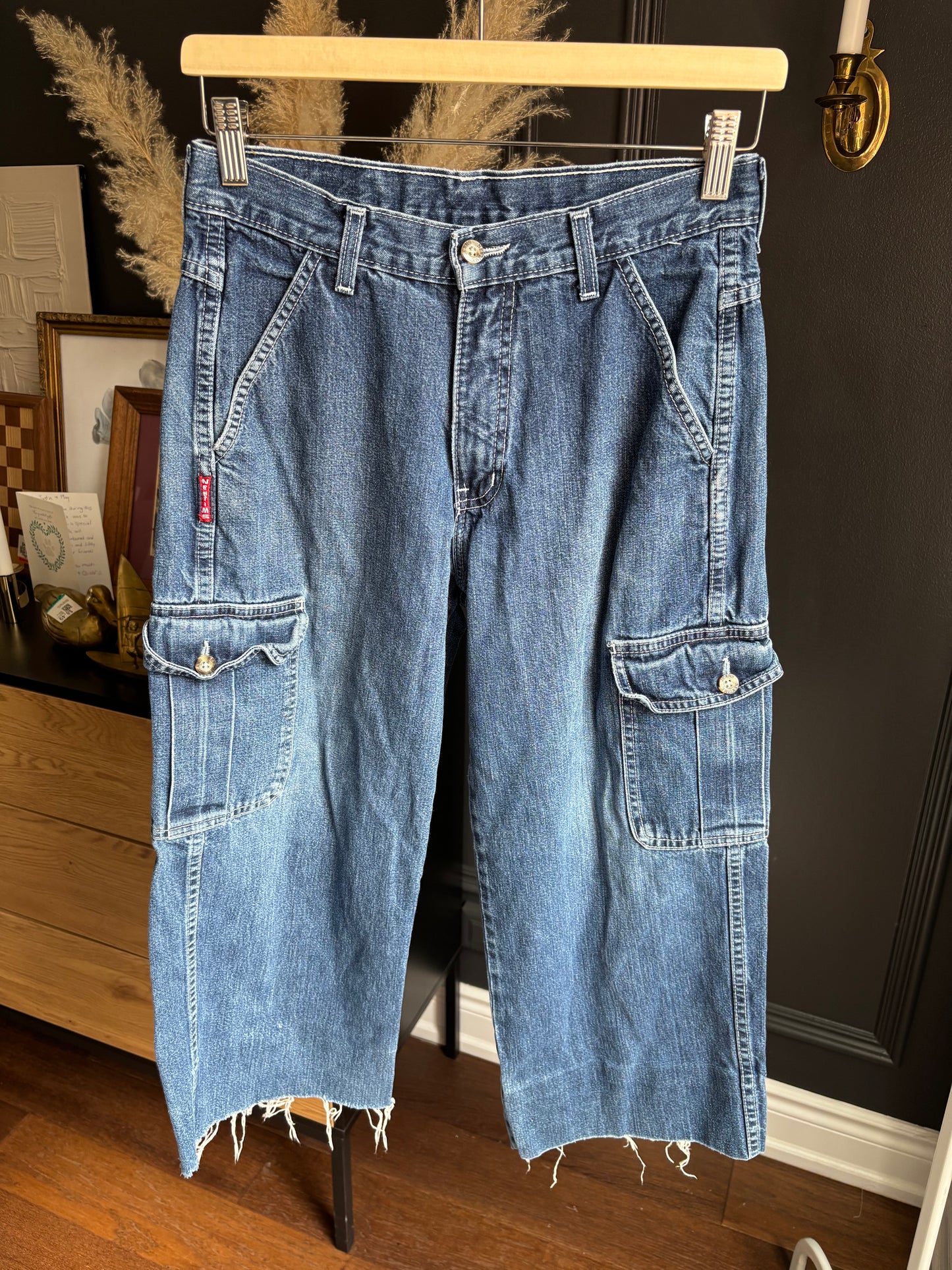Vintage Cropped Cut Off Jeans Size 27
